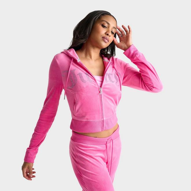 Women's Juicy Couture Bling Front Hoodie