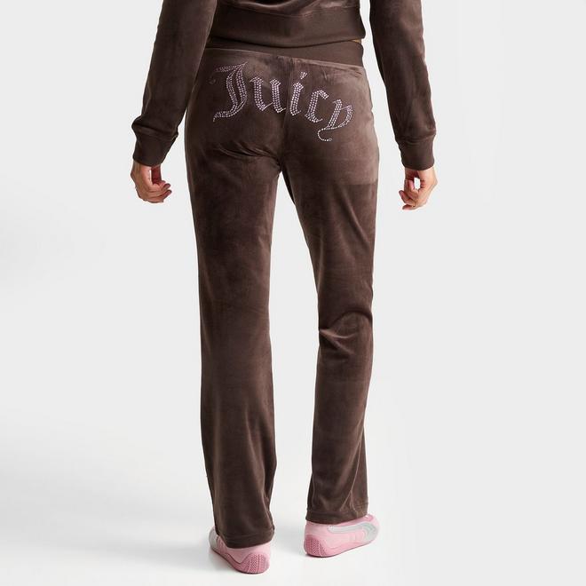Women's Juicy Couture OG Big Bling Velour Track Pants