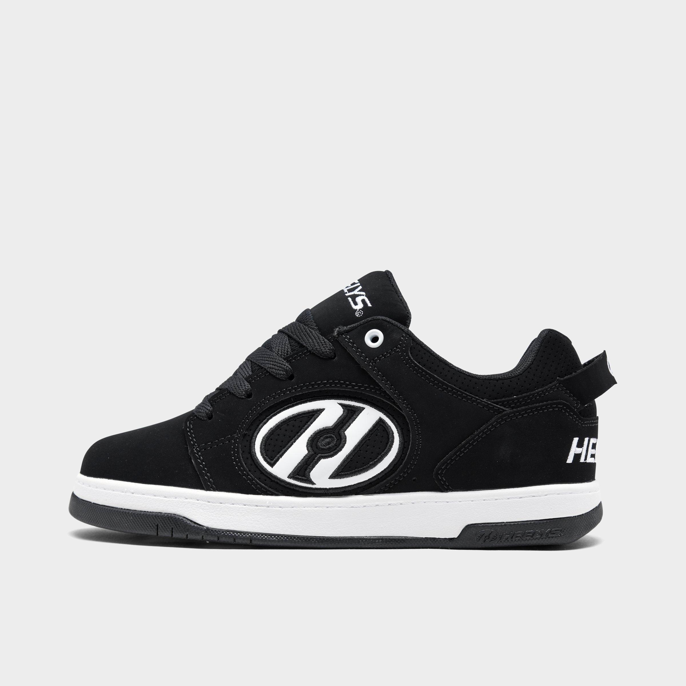 Heelys Boys Little Kids Voyager Wheeled Skate Casual Shoes in Black/White Size: 1.0