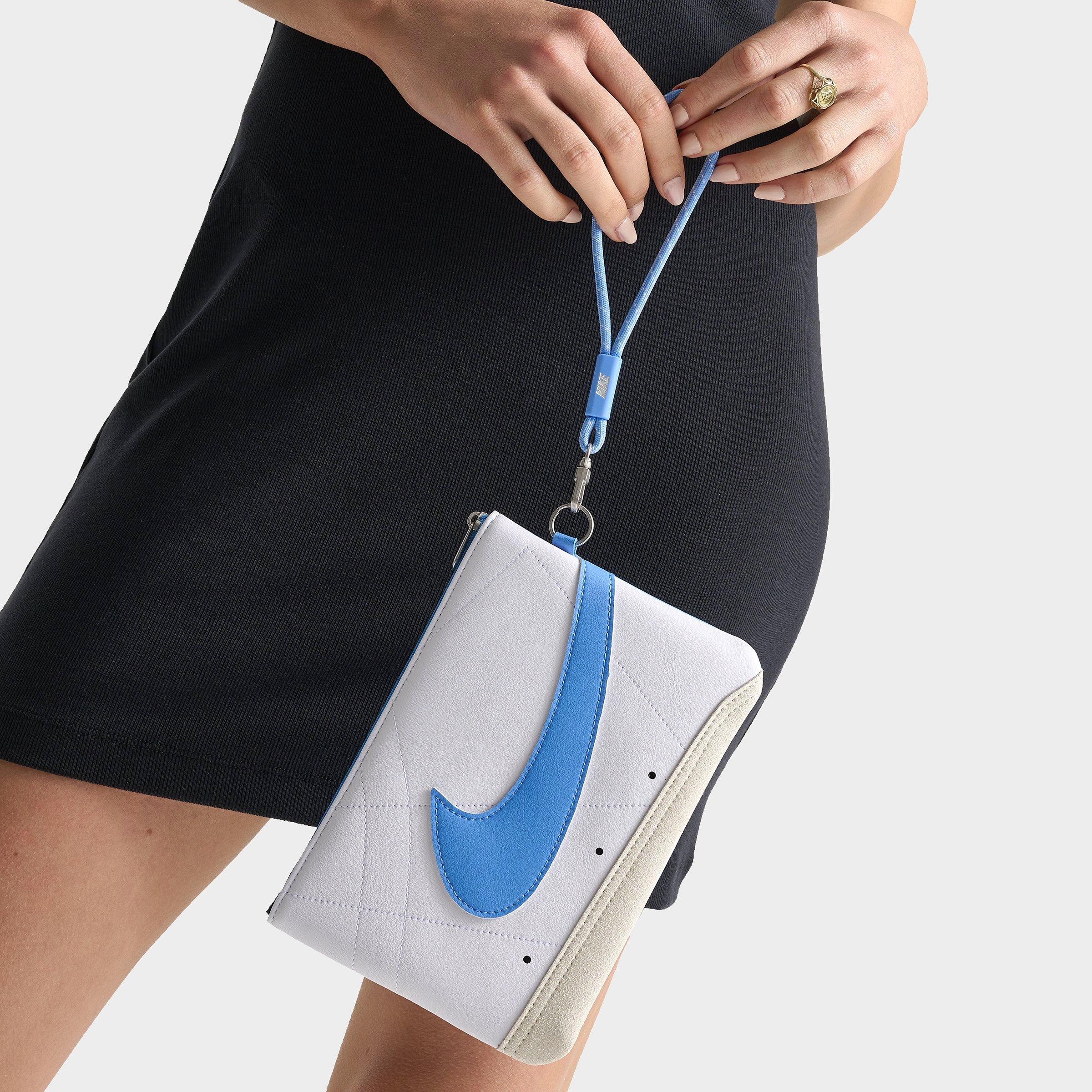 Shop Nike Icon Blazer Wristlet In Blue/white