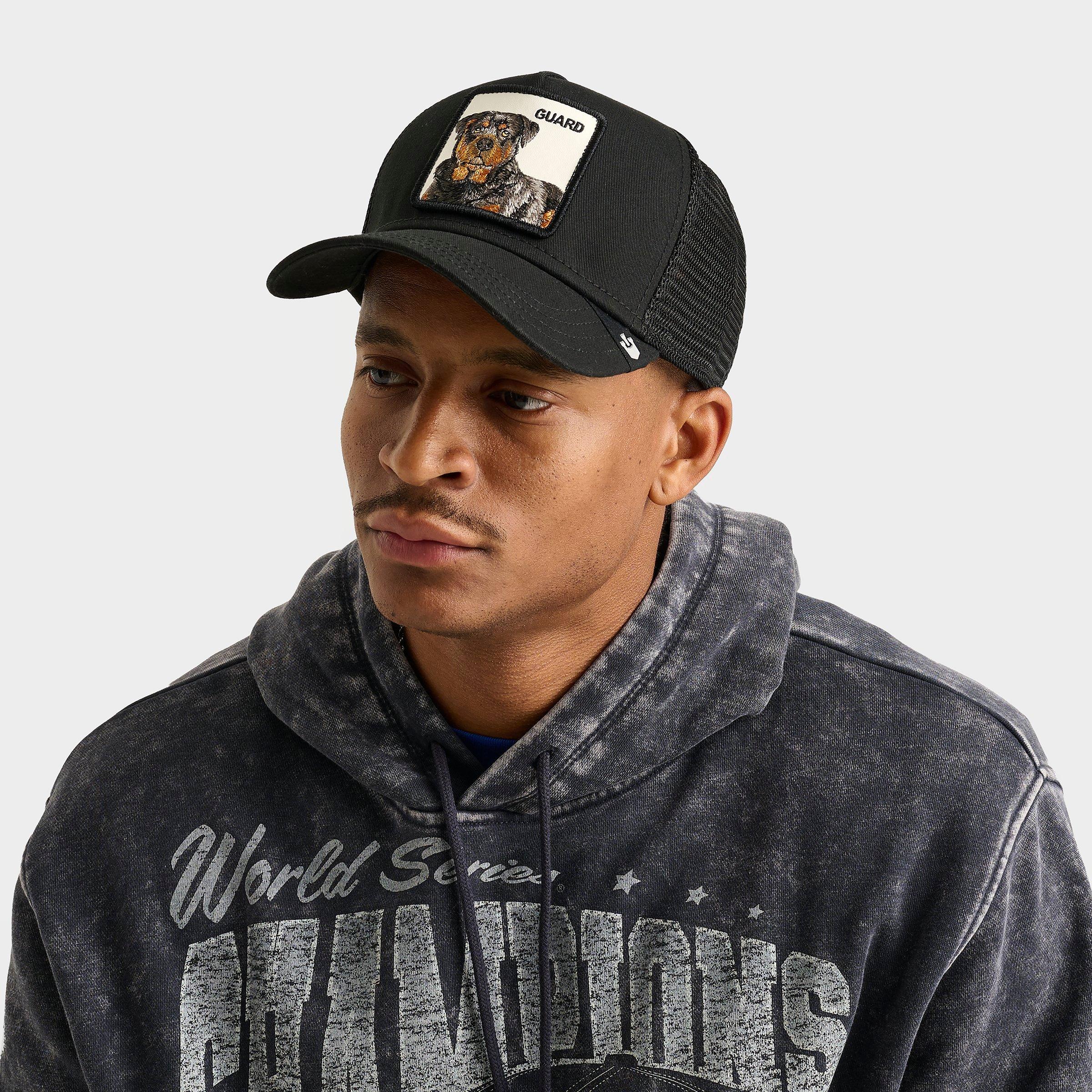 Goorin Bros. Guard Dog Trucker Hat in Black/Black Cotton