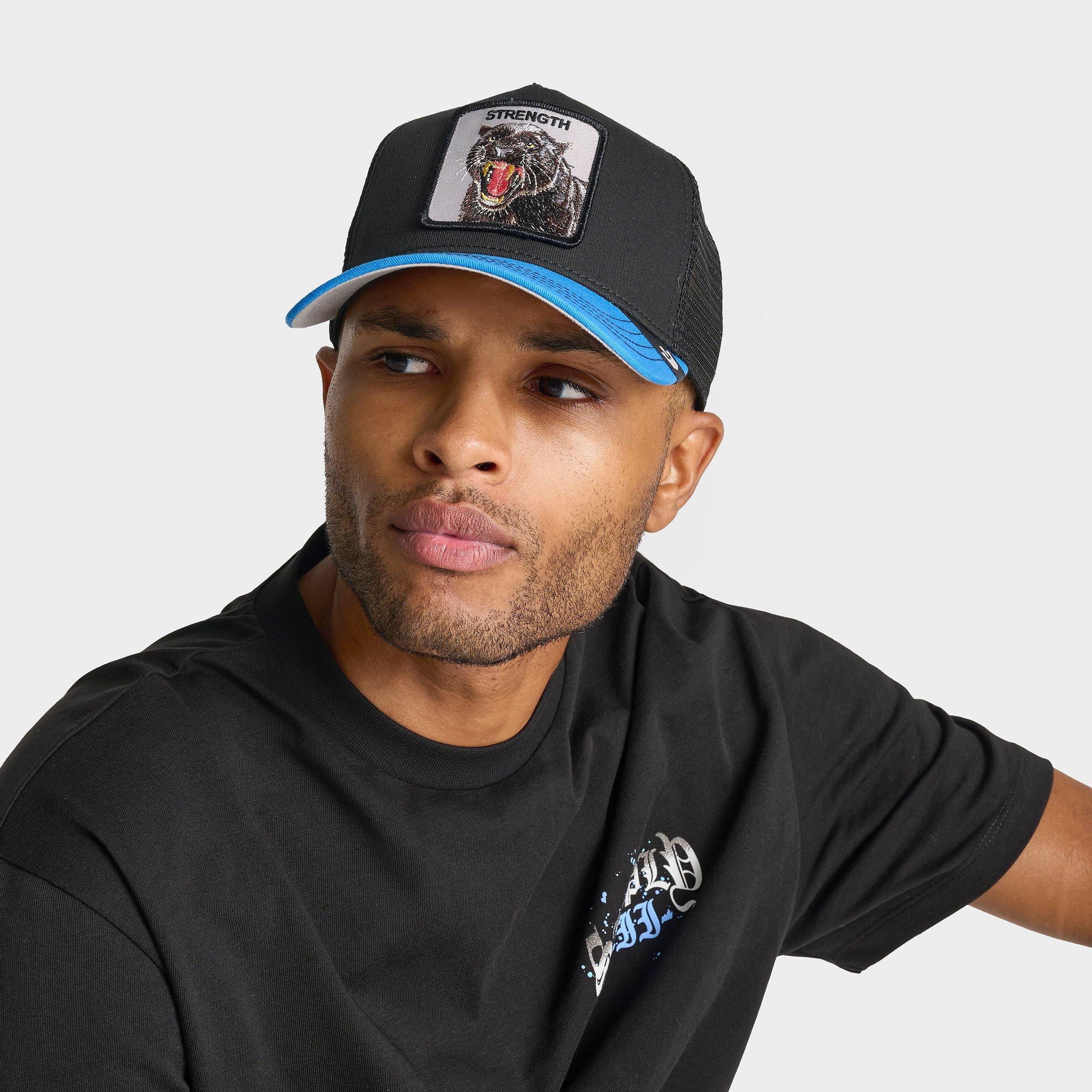 Goorin Bros . Panther Fan Trucker Hat In Black/blue