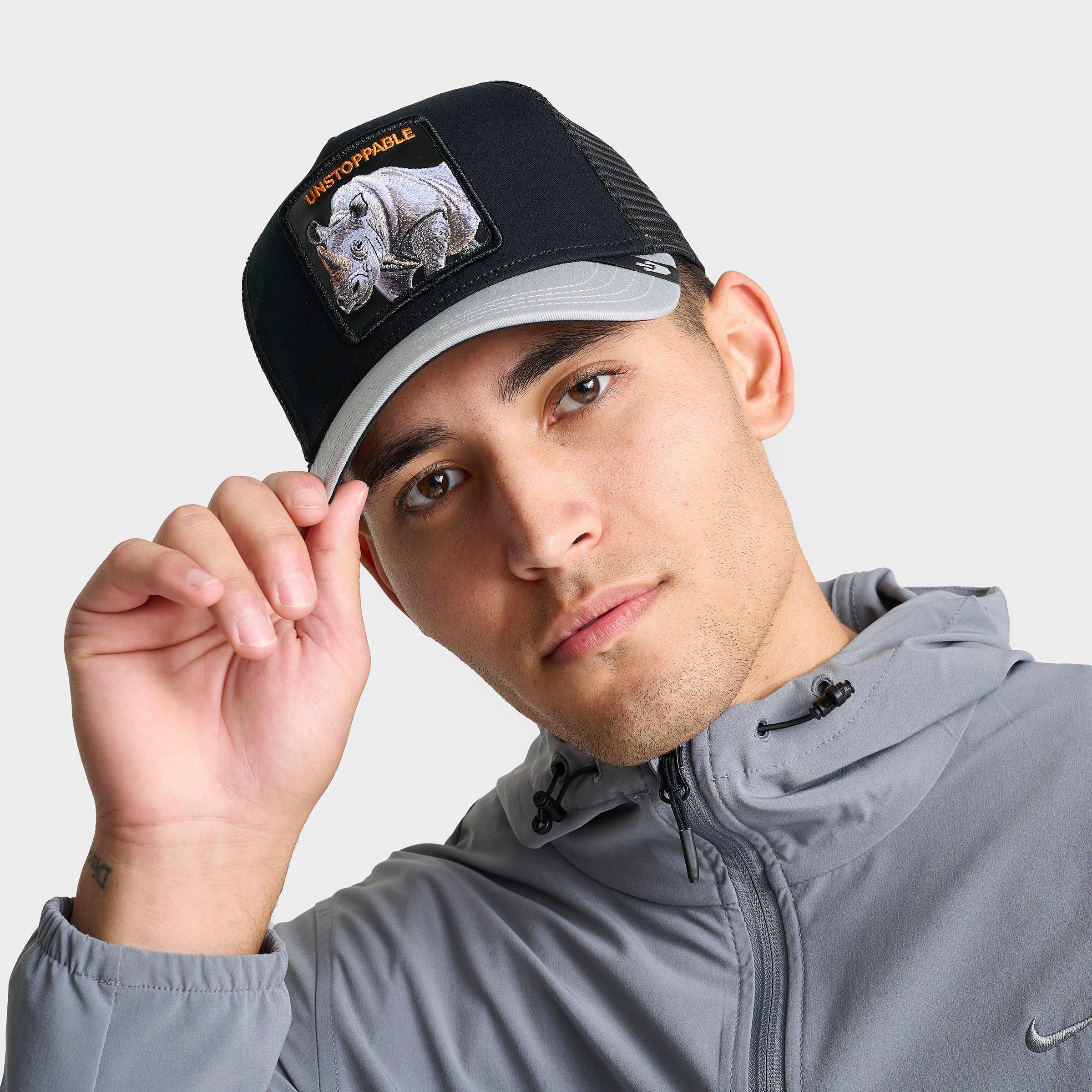 Goorin Bros. The Unstoppable Rhino Trucker Hat in Black/Grey