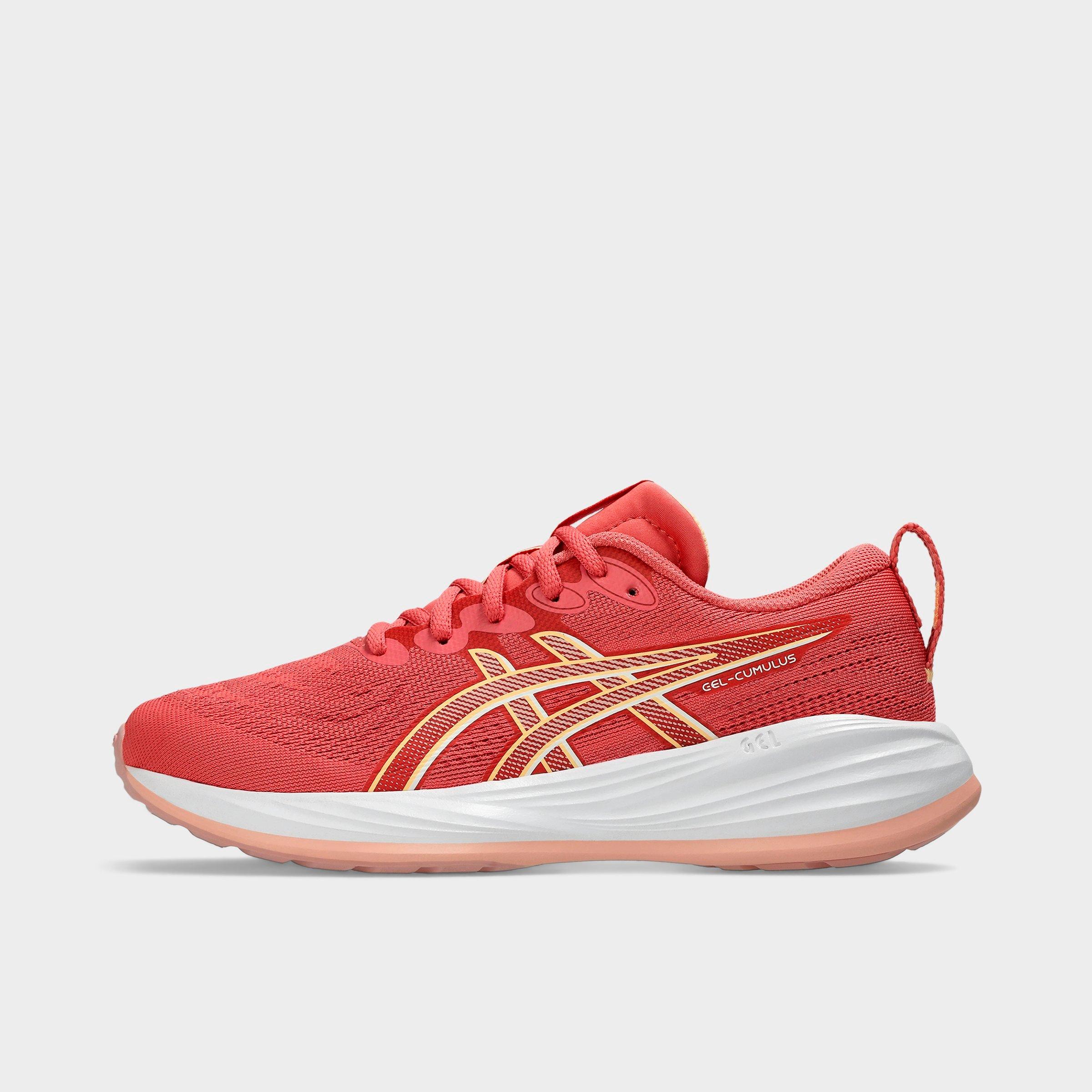 Asics Big Kids GEL-CUMULUS 27 Casual Shoes in Dark Pink Clay/Cream Size: 7.0