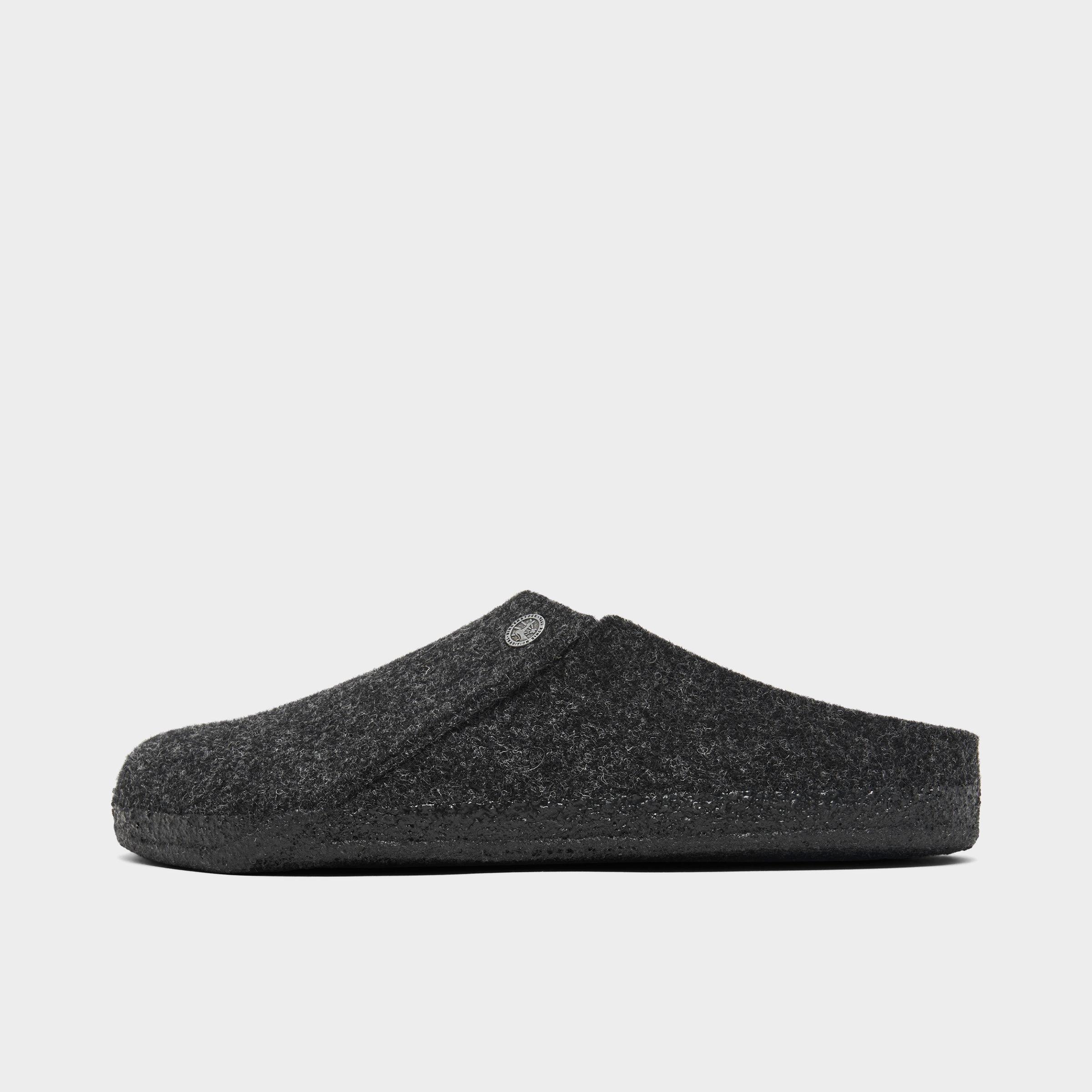 Birkenstock Men's Zermatt Shearling Clog Shoes in Anthracite Size: 41