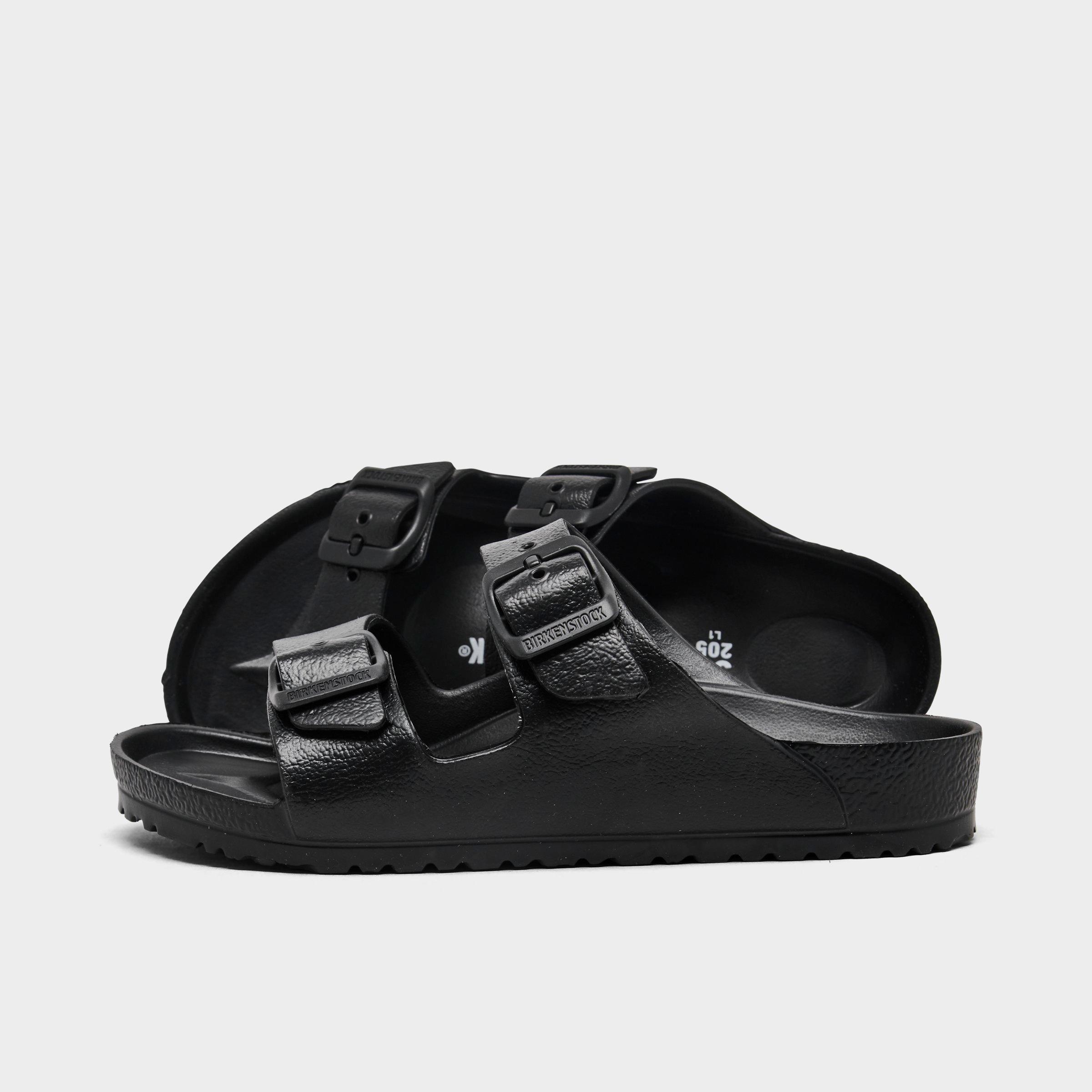 Shop Birkenstock Little Kids' Arizona Eva Sandals In Black/black/black