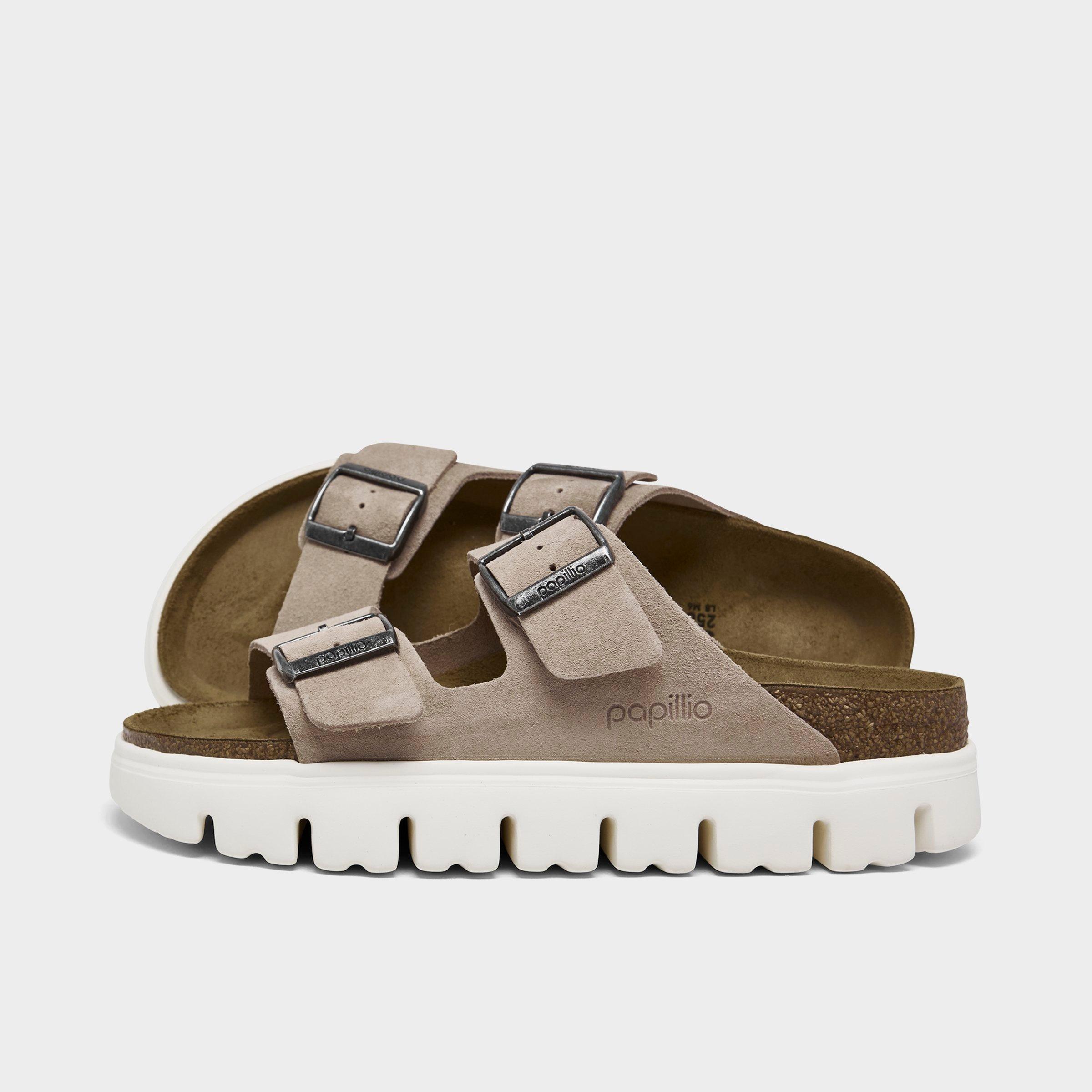 Birkenstock Women's Arizona Chunky Birko-flor Platform Sandals In Warm Sand