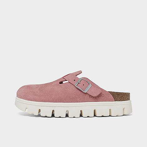 Birkenstock Papillio By  Women's Boston Chunky Platform Clog From Finish Line In Soft Pink