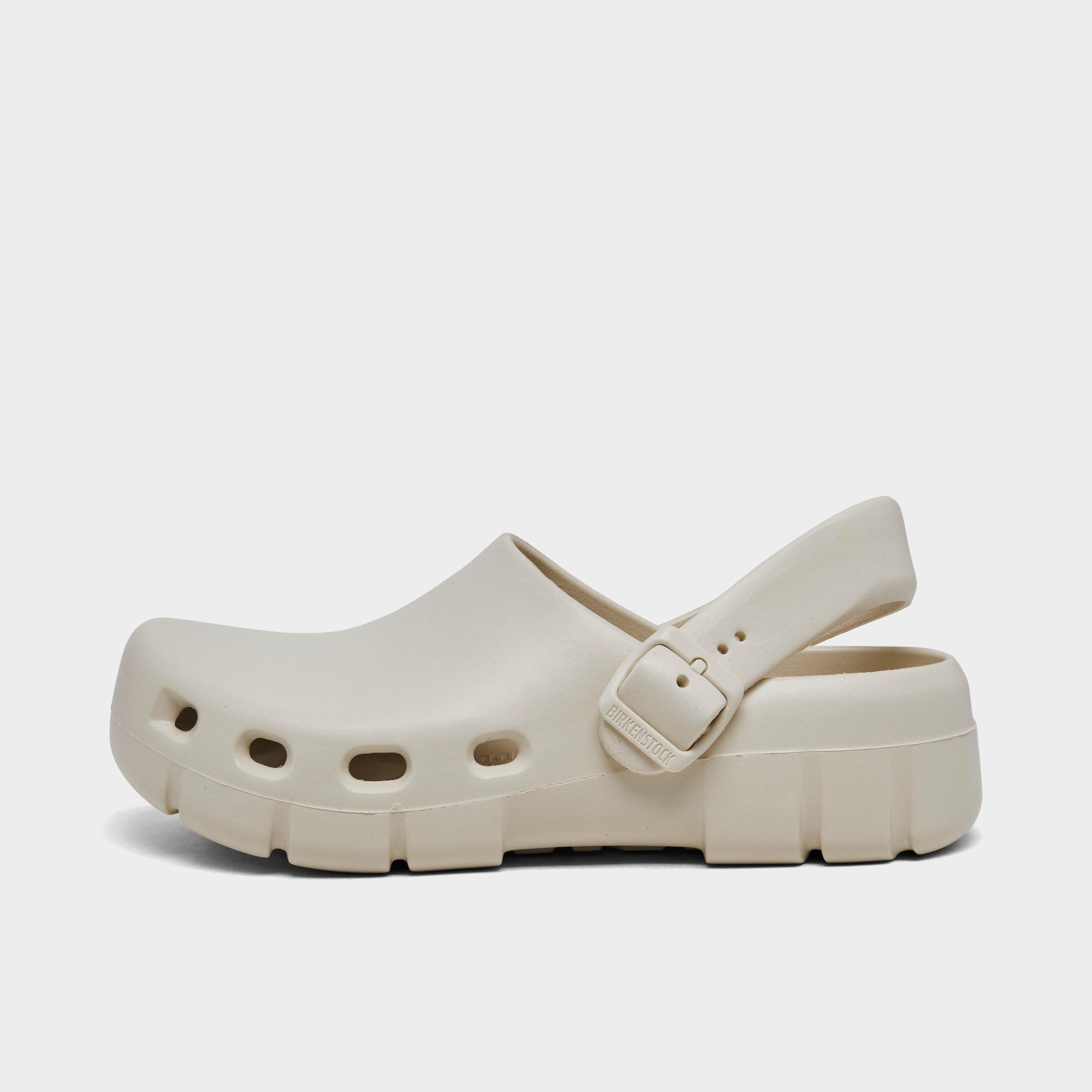 Birkenstock Women's Birki Flow EVA Clog Shoes in Eggshell Size: 36
