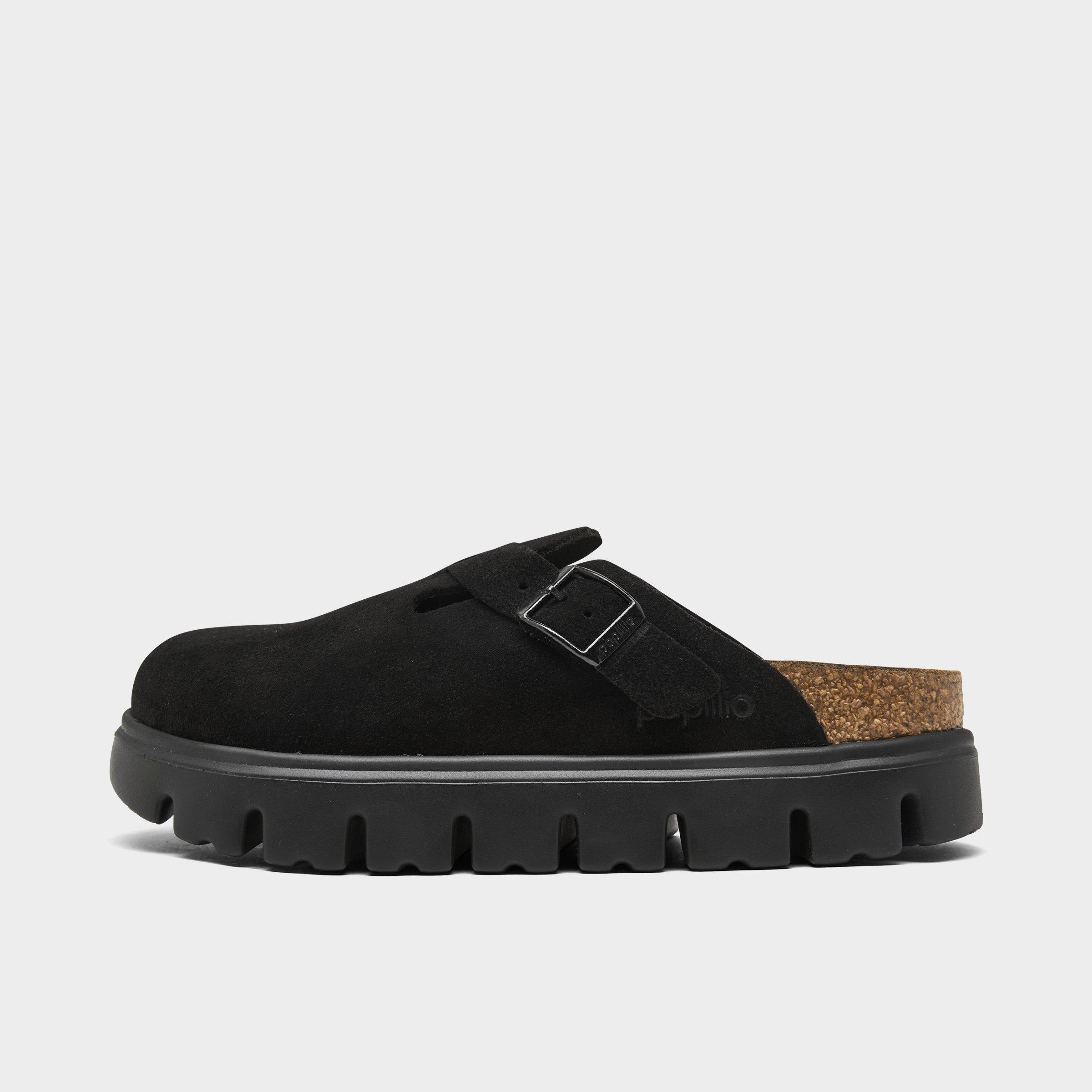 Birkenstock Women's Boston Chunky Platform Sandals in Black Size: 36