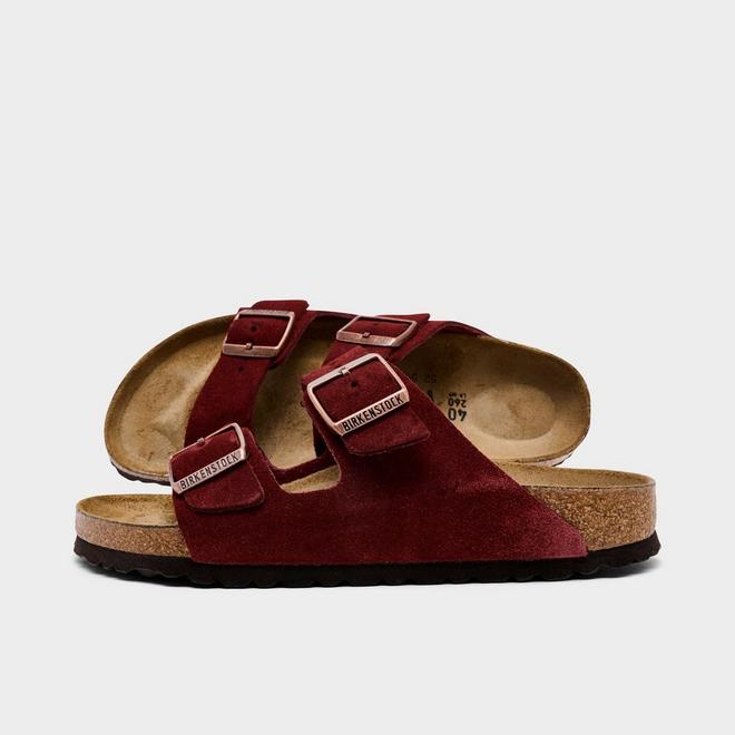 Women's Birkenstock Arizona Birkibuc Sandals (Big Kids' Sizes Available)