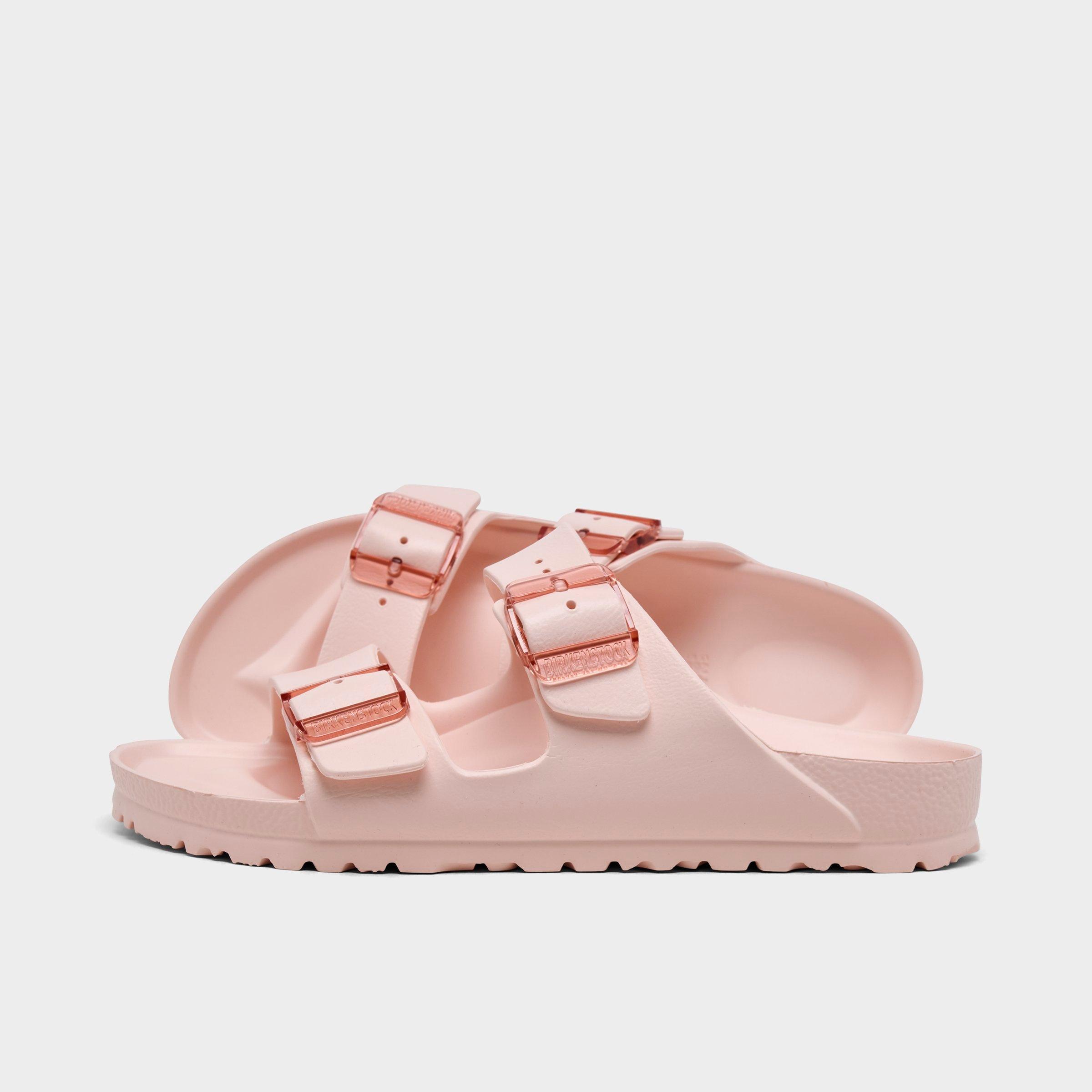 Birkenstock Women's Arizona EVA Stealth Buckle Sandals in Light Rose Size: 36