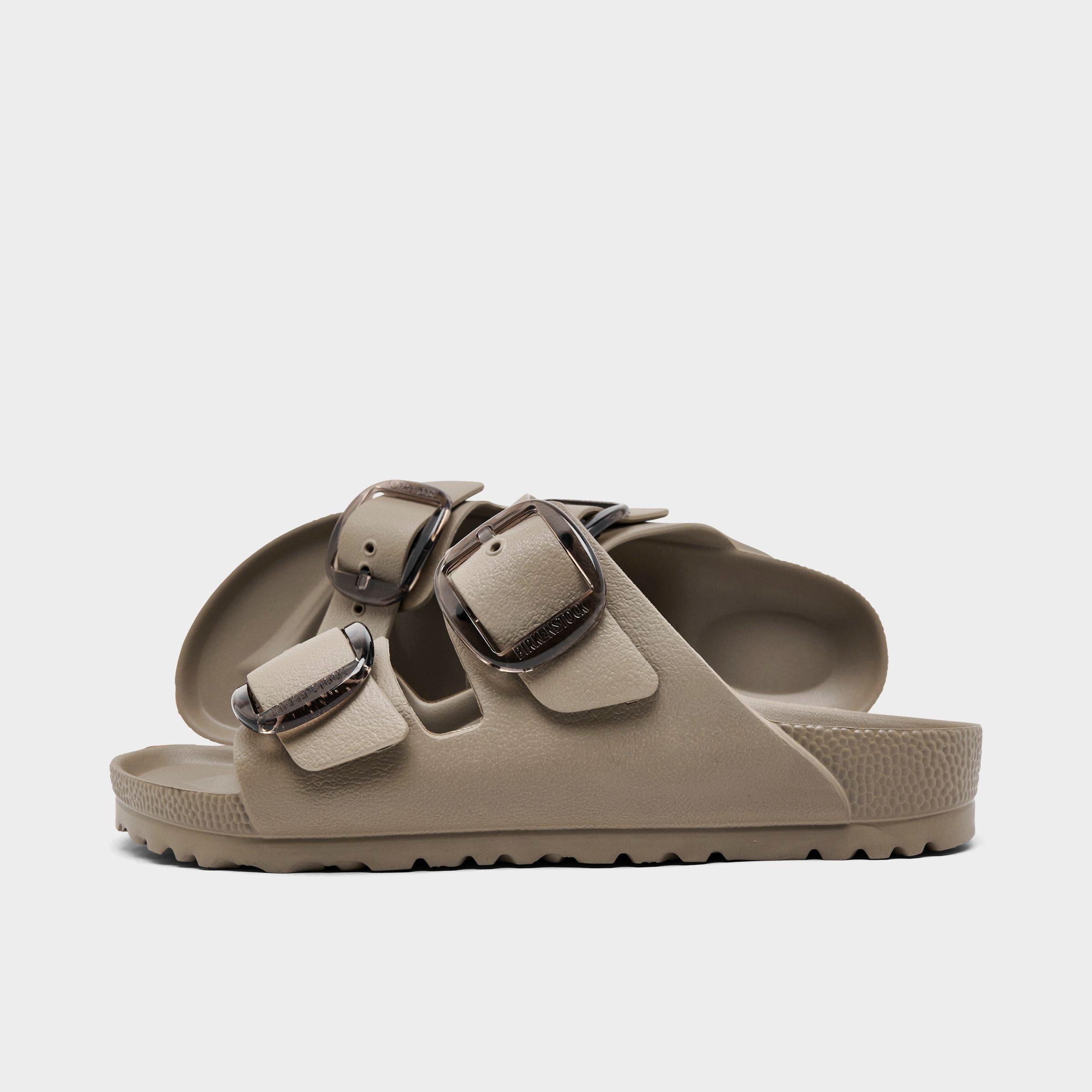 Birkenstock Women's Arizona Big Buckle EVA Sandals in Gray Taupe Size: 36