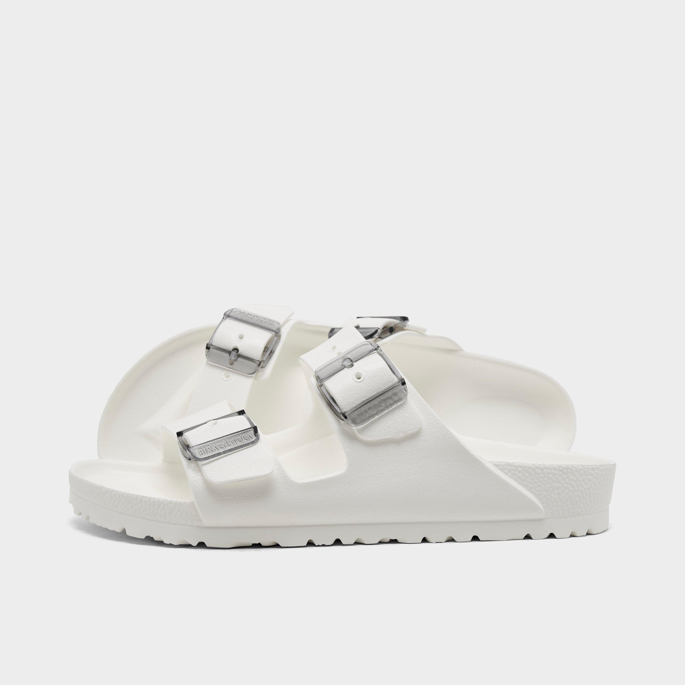 Birkenstock Women's Arizona EVA Stealth Buckle Sandals in White Size: 41