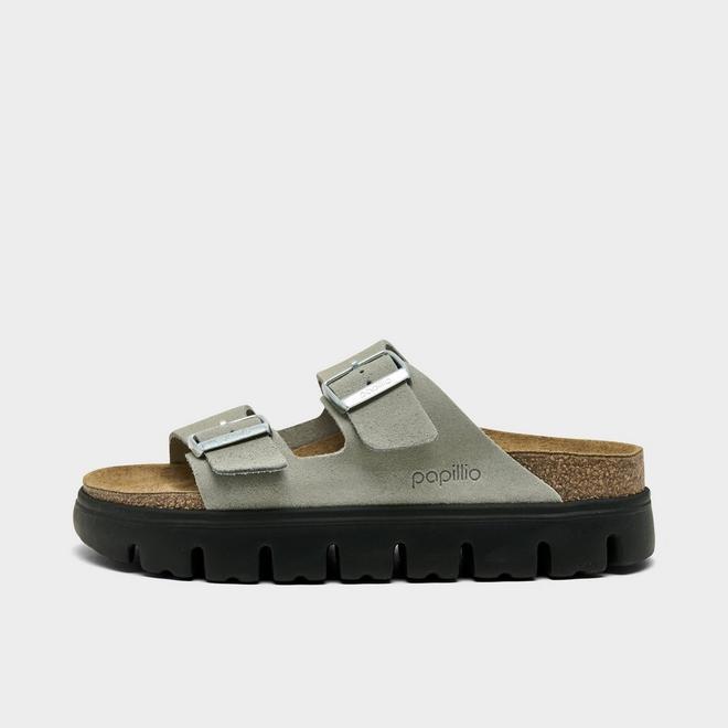 Women's Birkenstock Arizona Chunky Suede Leather Sandals