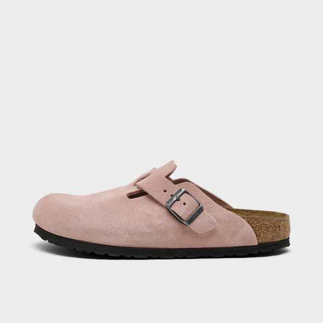 Women's Birkenstock Boston Suede Leather Clogs 