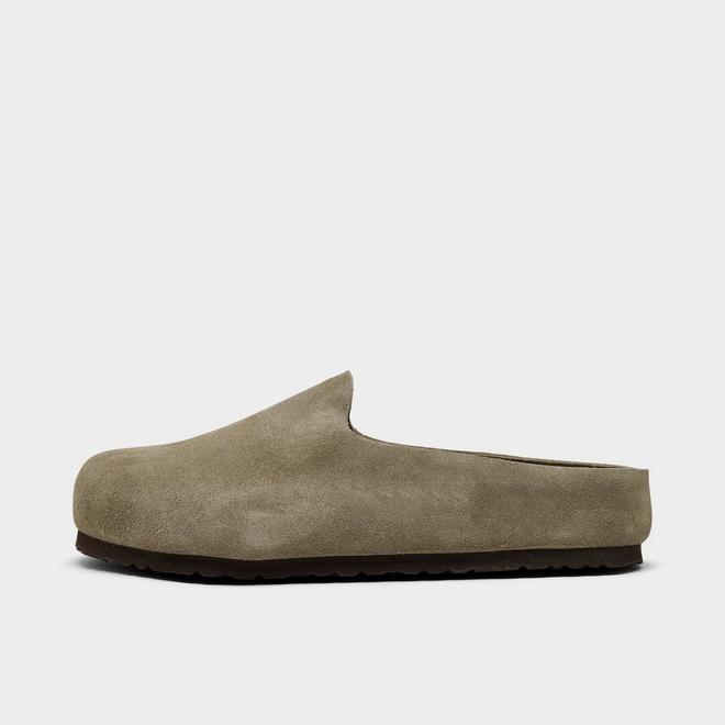 Men's Birkenstock Amsterdam Wrapped Suede Leather Clogs