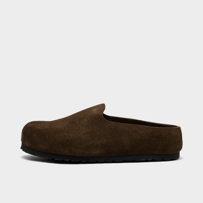 Women's Birkenstock Amsterdam Wrapped Suede Leather Clogs