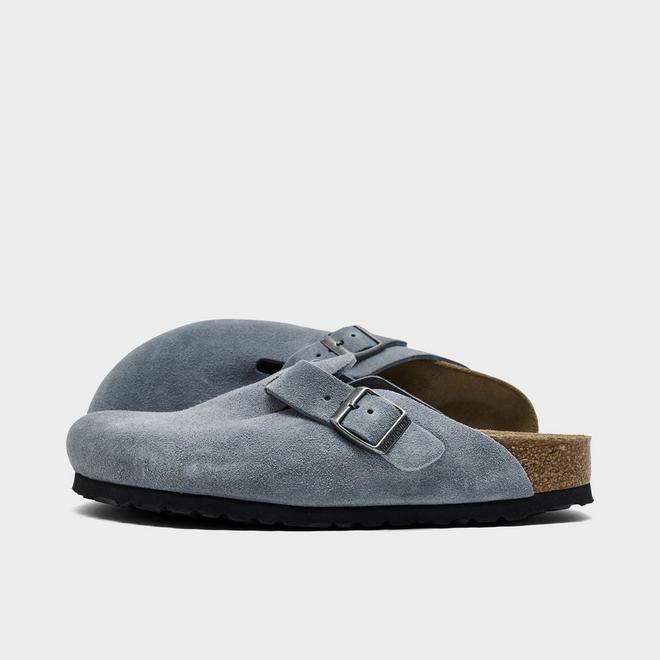 Women's Birkenstock Boston Suede Leather Clogs 