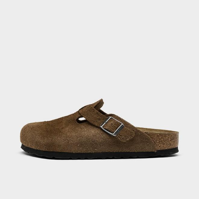 Women's Birkenstock Boston Suede Leather Clogs 