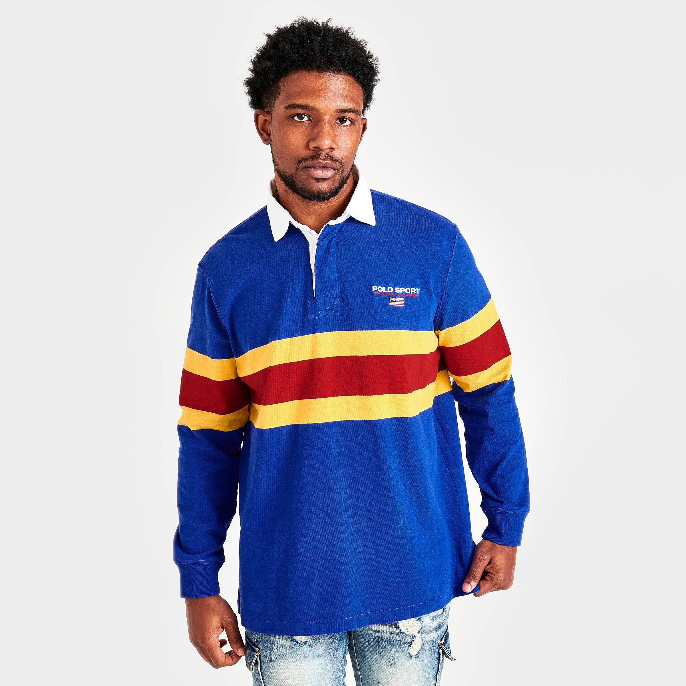 POLO RALPH LAUREN POLO RALPH LAUREN MEN'S POLO SPORT LONG-SLEEVE RUGBY SHIRT