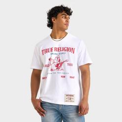 Tシャツ・カットソー [True Religion] TR World Tour T-Shirt White/Black True Religion World Tour T Shirt Black | Mainline Menswear