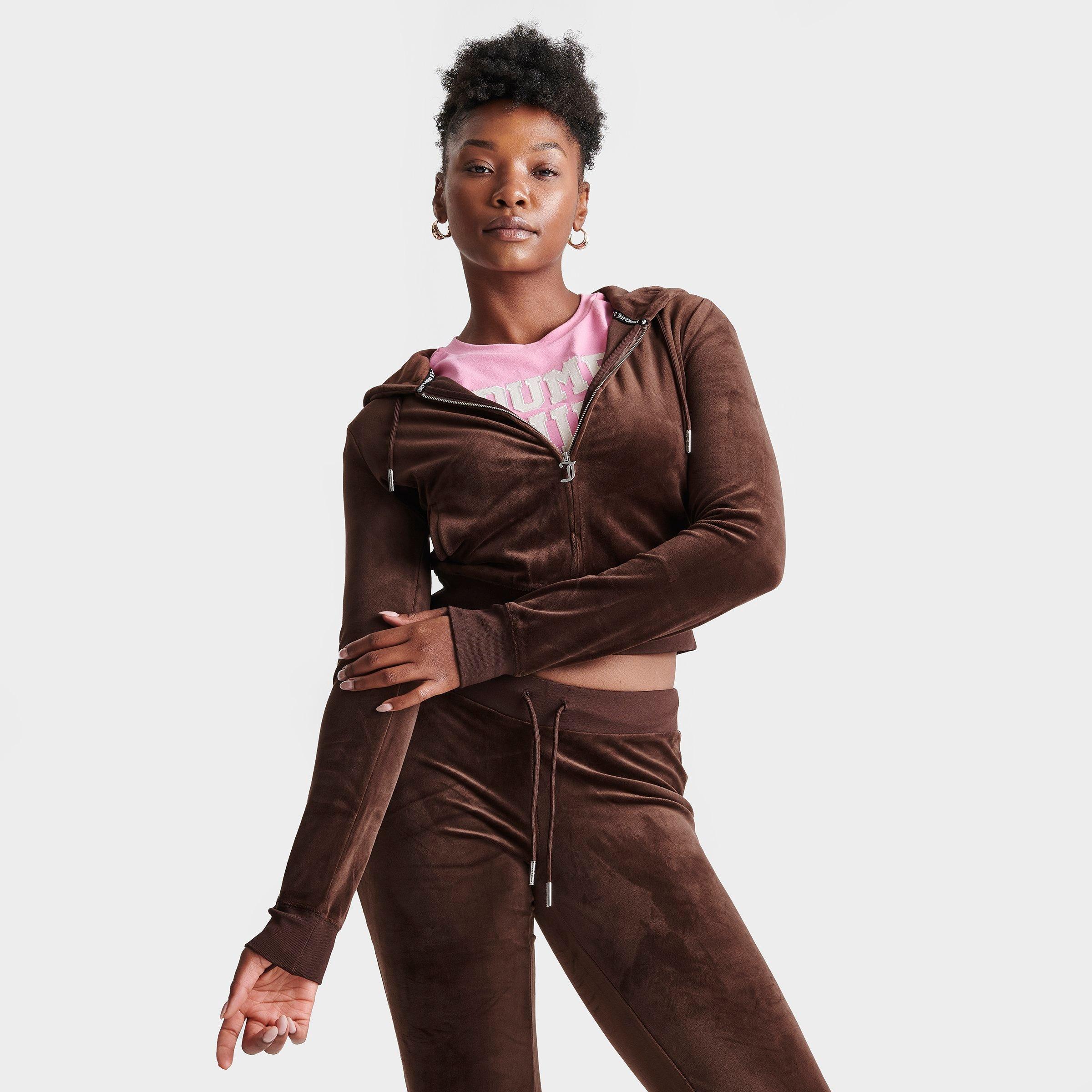 Juicy Coutoure Tracksuit Women's Velvet Fabric Tracksuits Velour