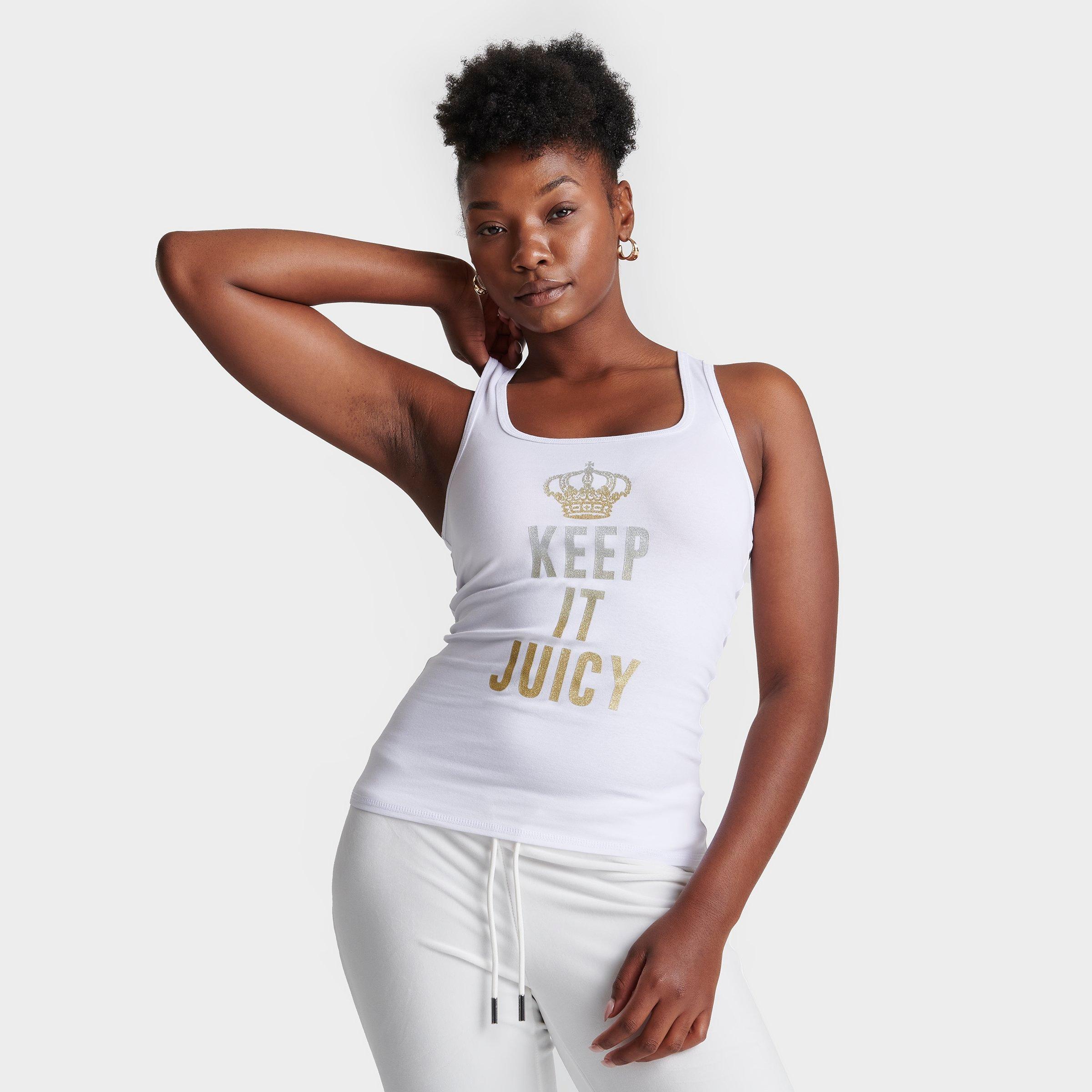 Shop Juicy Couture Women's Keep It Juicy Tank Top In White