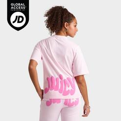 Women's Juicy Couture OG Big Bling Velour Zip-Up Hoodie