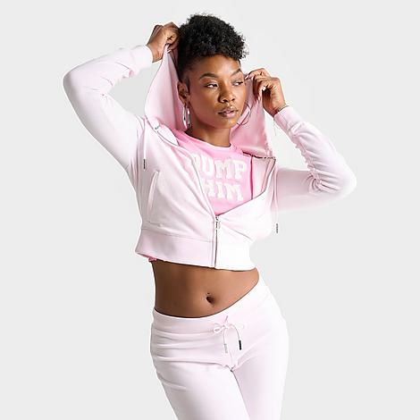 Juicy Couture Women's Classic Heart Hoodie In Soft Glow