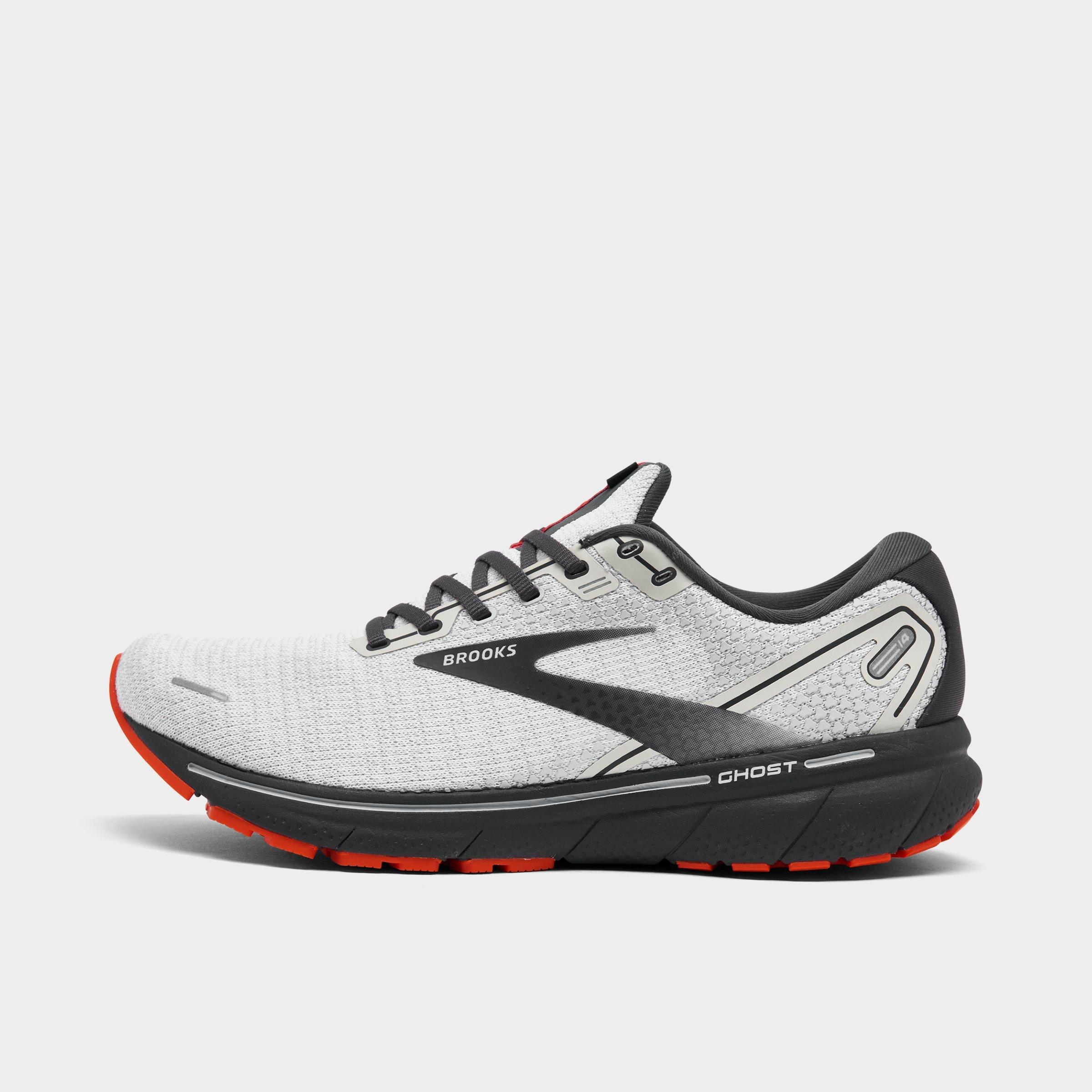 Brooks Ghost 14 Running Shoe In Oyster/cherry/ebony