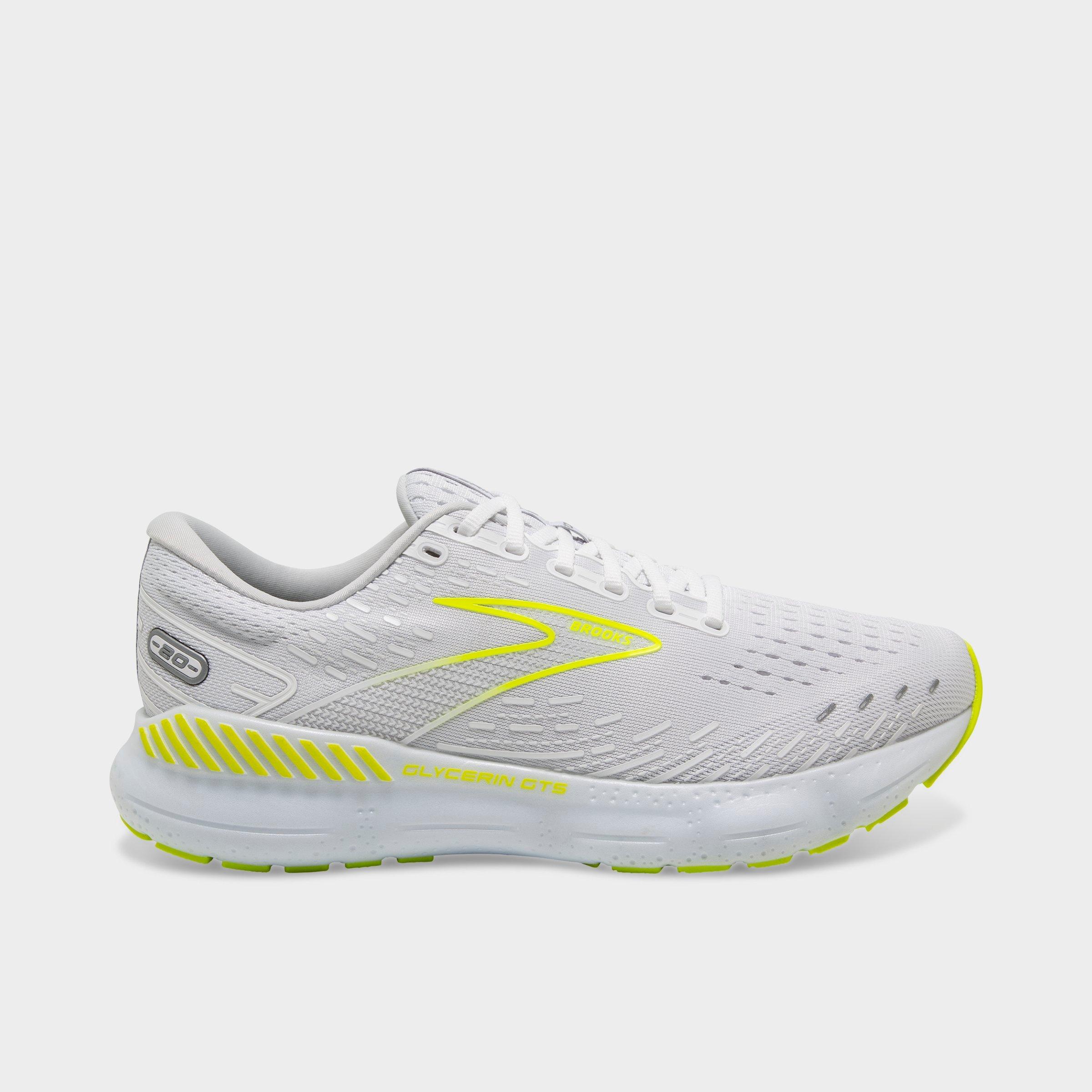 Brooks Mens  Glycerin Gts 20 In White/nightlife