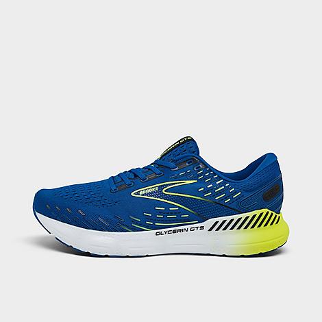 Brooks Men's Glycerin Gts 20 Running Shoes In Blue/nightlife/white