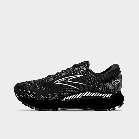 Brooks Men's Glycerin Gts 20 Running Shoes (wide Width 2e) In Black/white/alloy