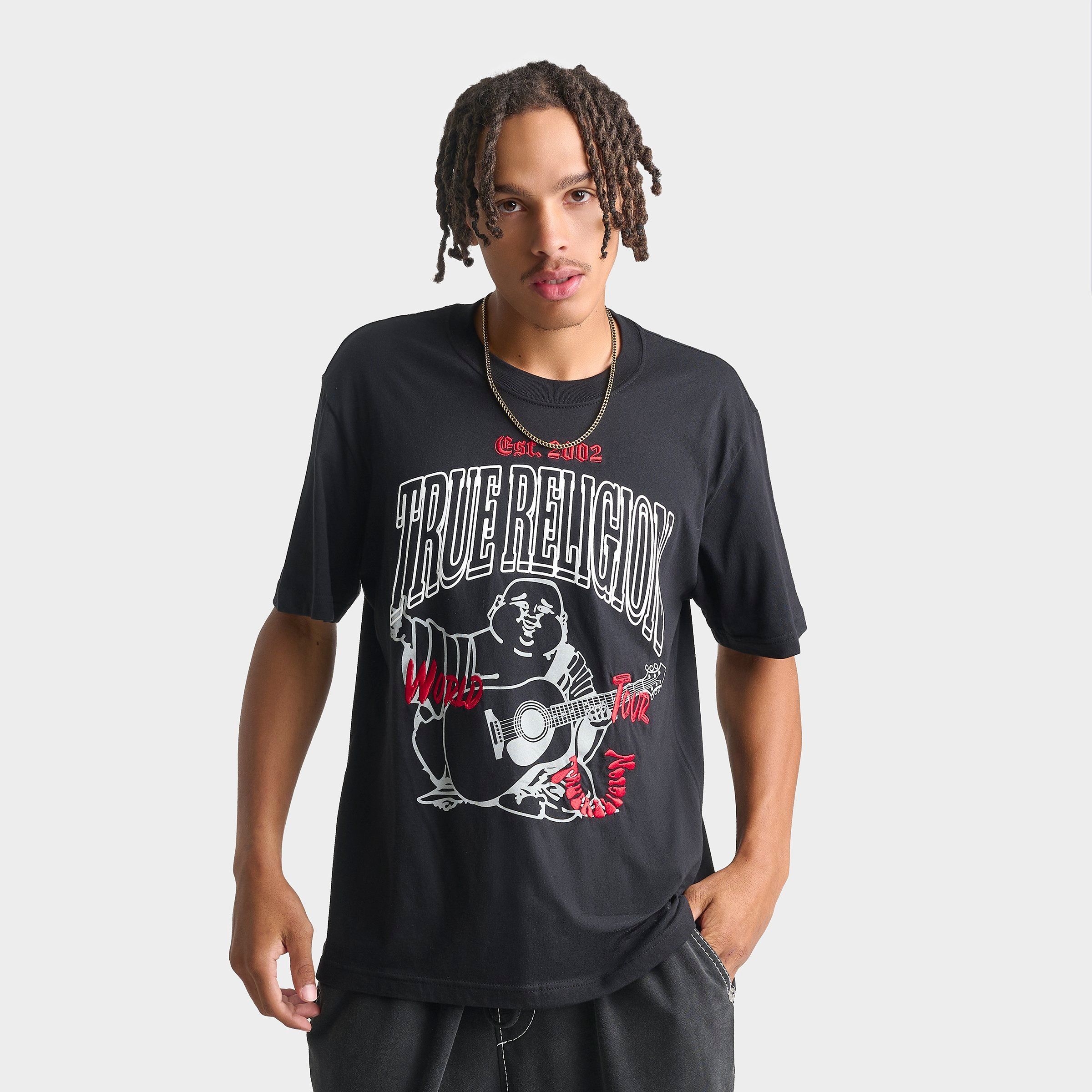 True Religion Men's Groovy Buddha T-Shirt