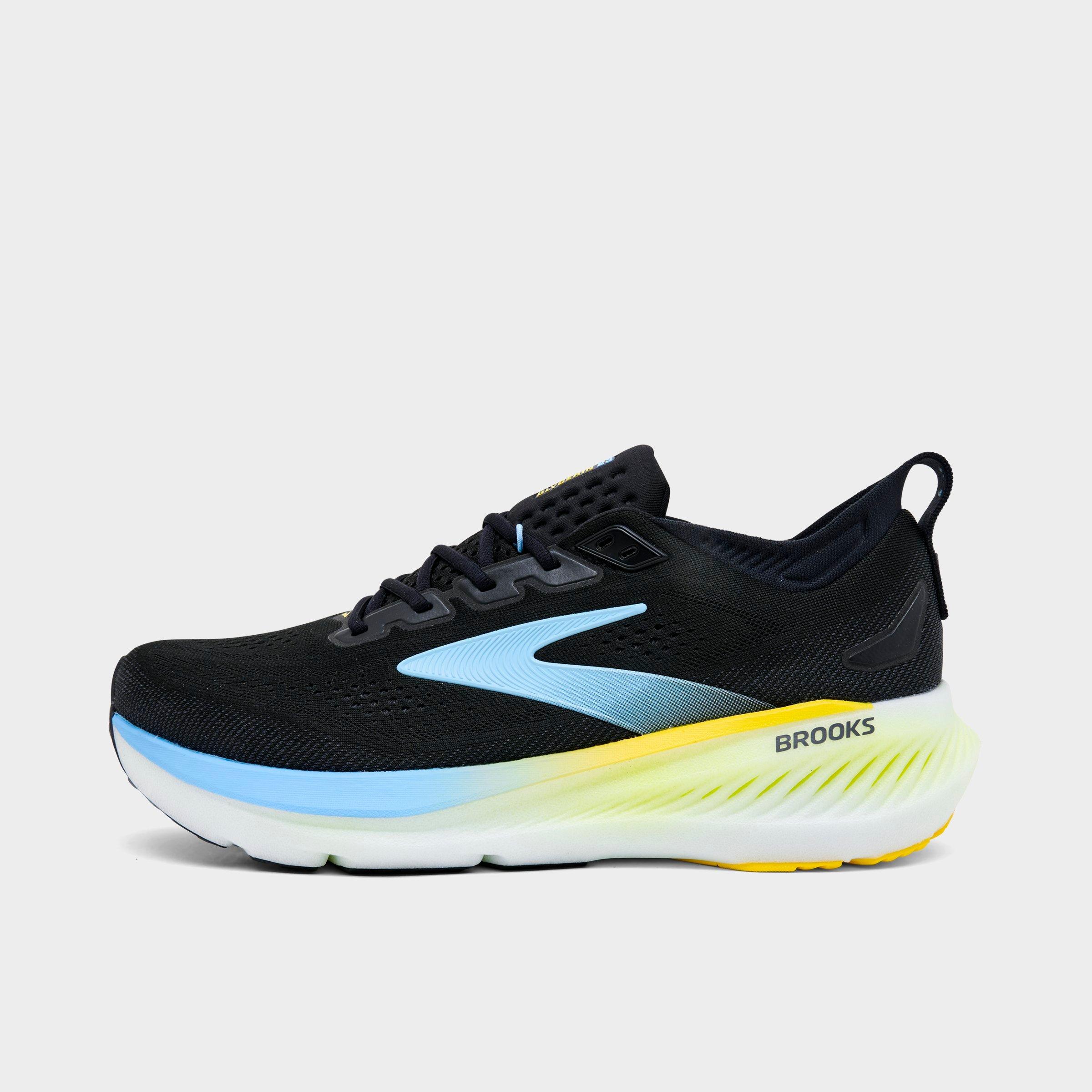 Brooks Men's Glycerin 23 Running Shoes in Black/Cyber Yellow/Nightlife Size: 7.5