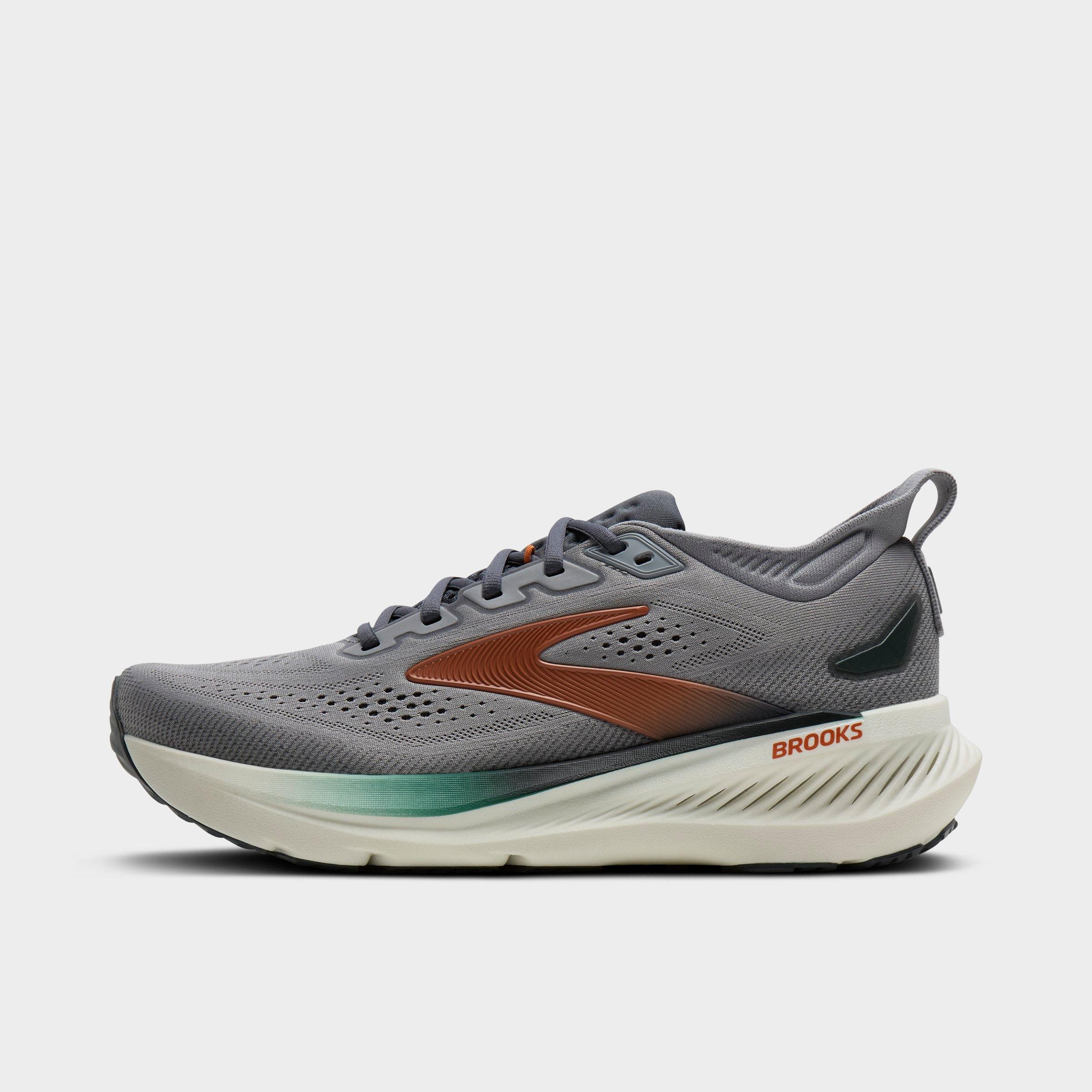 Brooks Men's Glycerin 23 Running Shoes in Weathervane/Bombay Brown/Clear Size: 11.5
