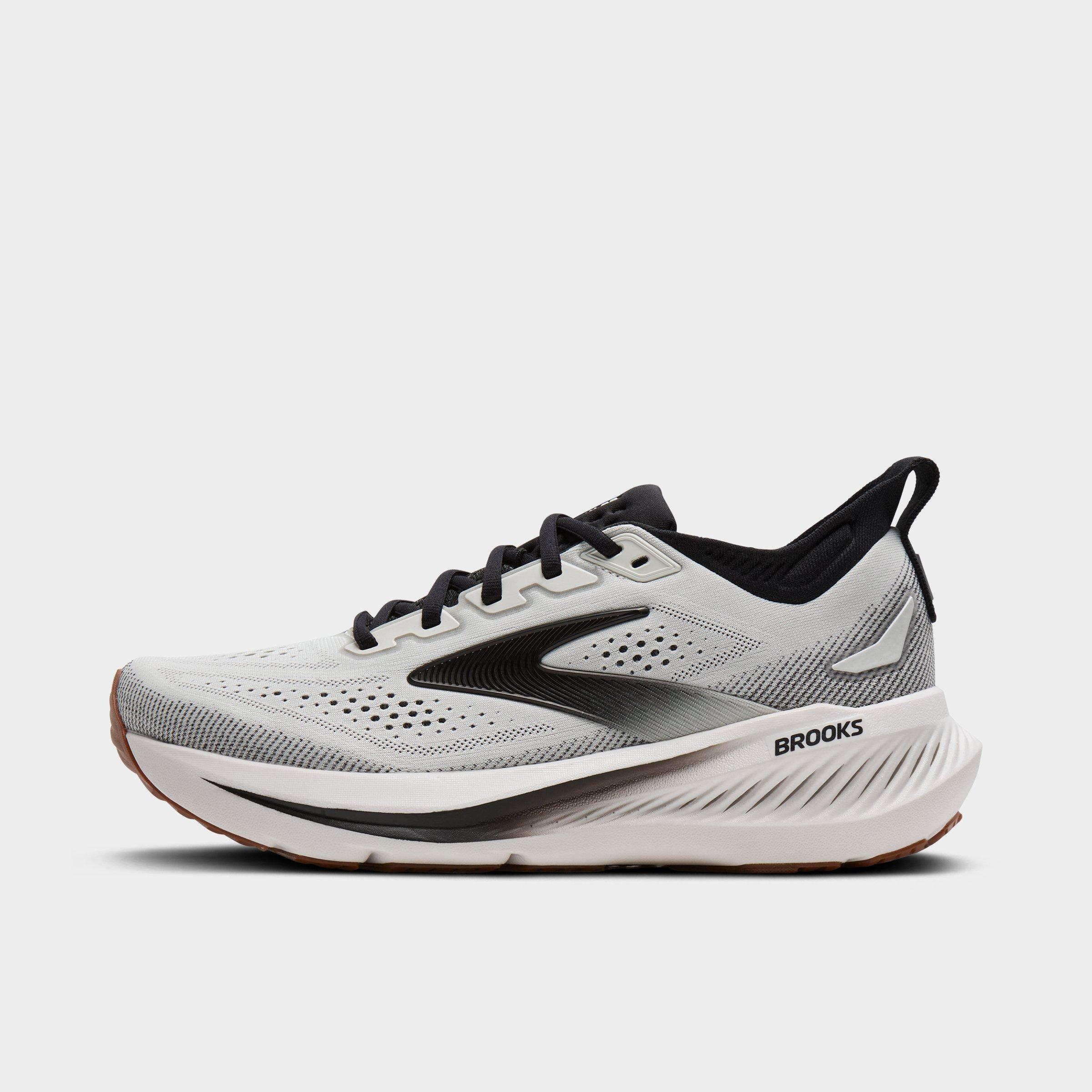 Brooks Men's Glycerin 23 Running Shoes (Wide Width 2E) in White/Black/Gum Size: 8.0