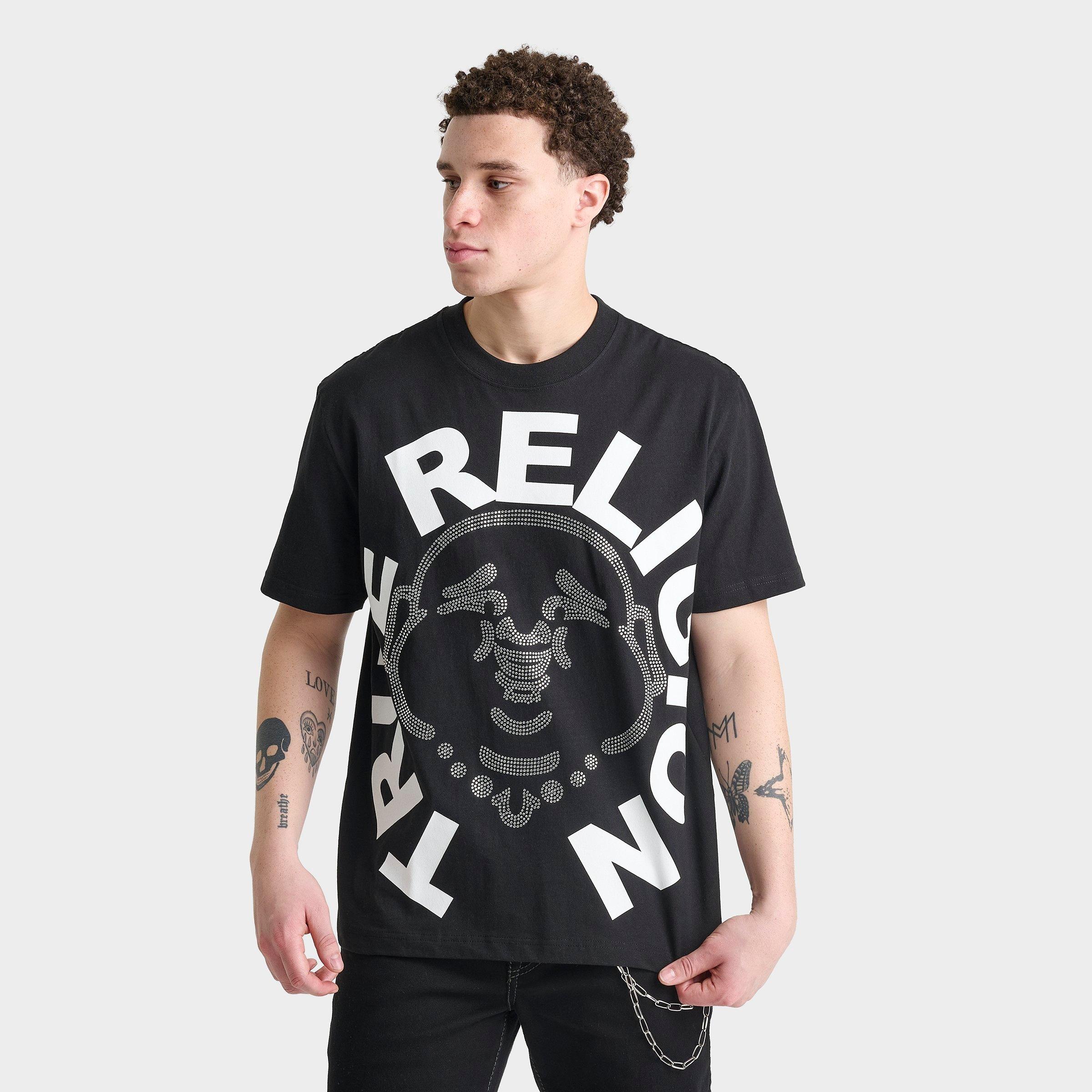 True Religion Men's Buddha Face T-Shirt in Black Size: Small