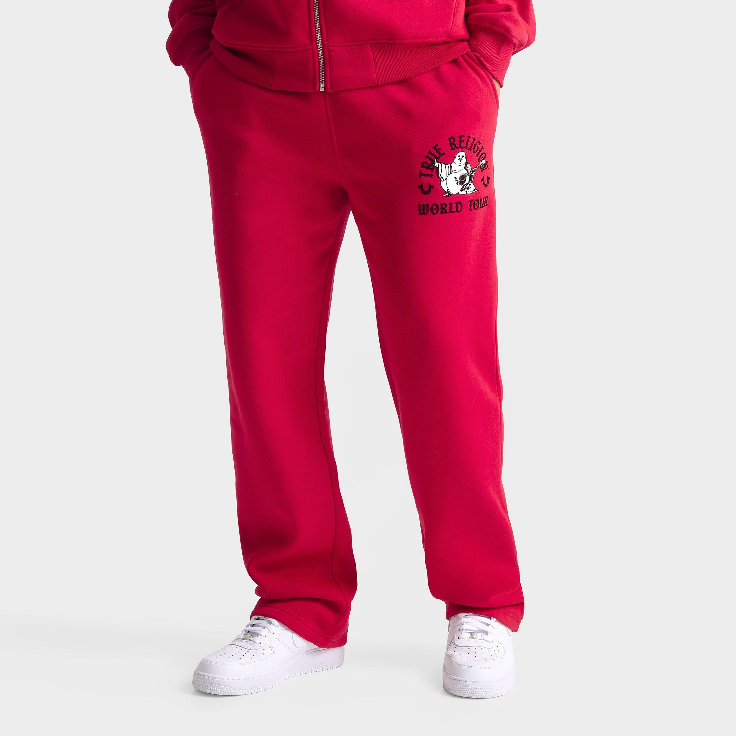 True Religion Men's Arch Buddha Fleece Sweatpants