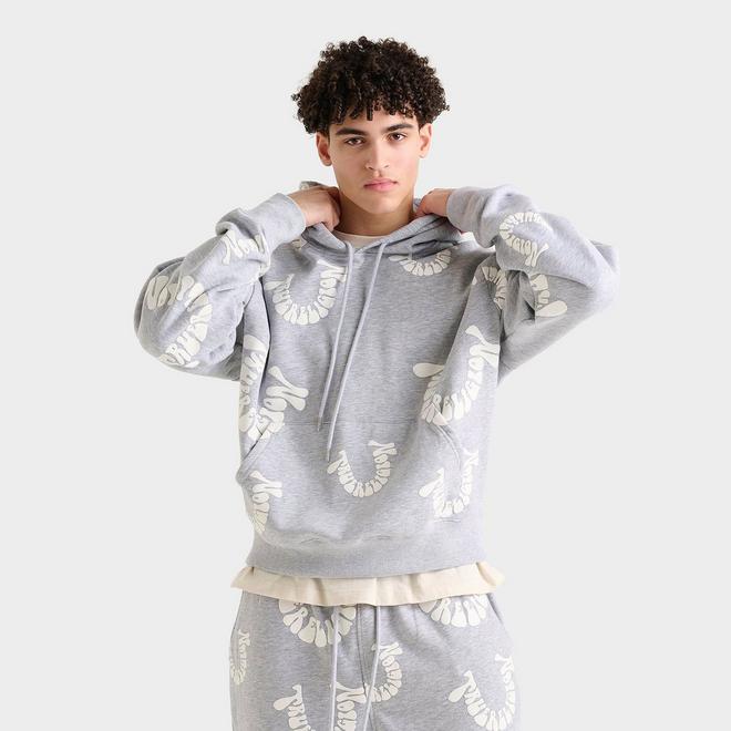 Men's True Religion Warped Logo Fleece Pullover Hoodie