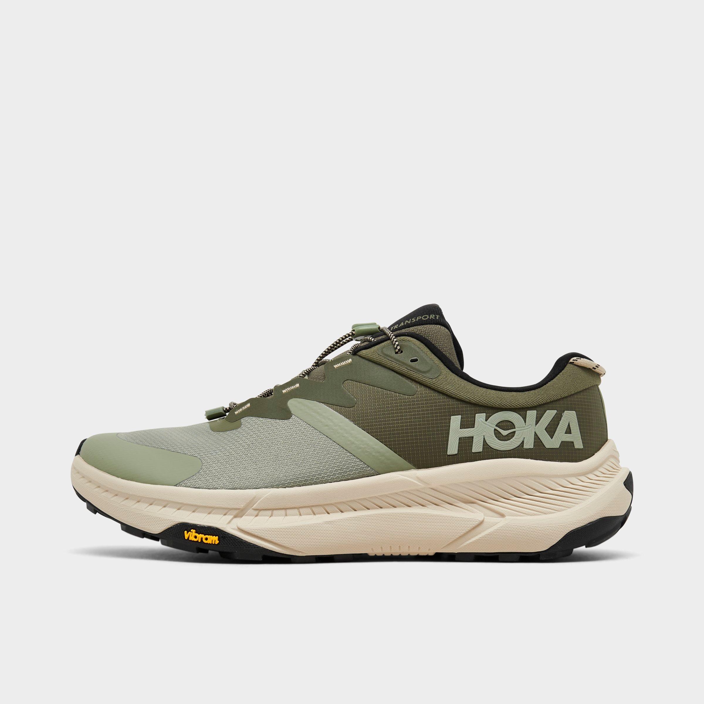 Hoka Men's Transport Casual Shoes in Green/Sea Moss Size 11 Polyester