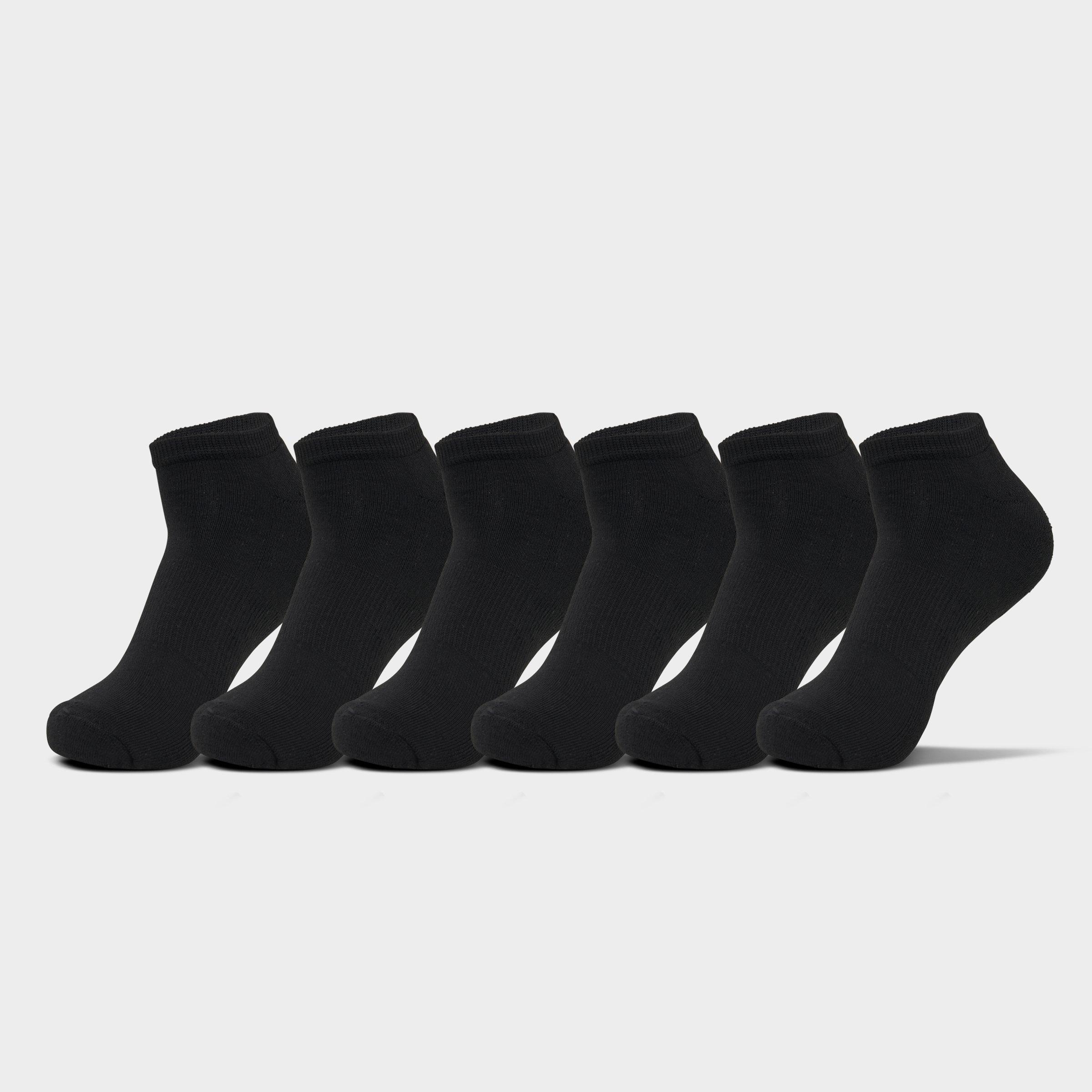 Finish Line Implus Men's Sonneti No-show Socks (6-pack) In Black