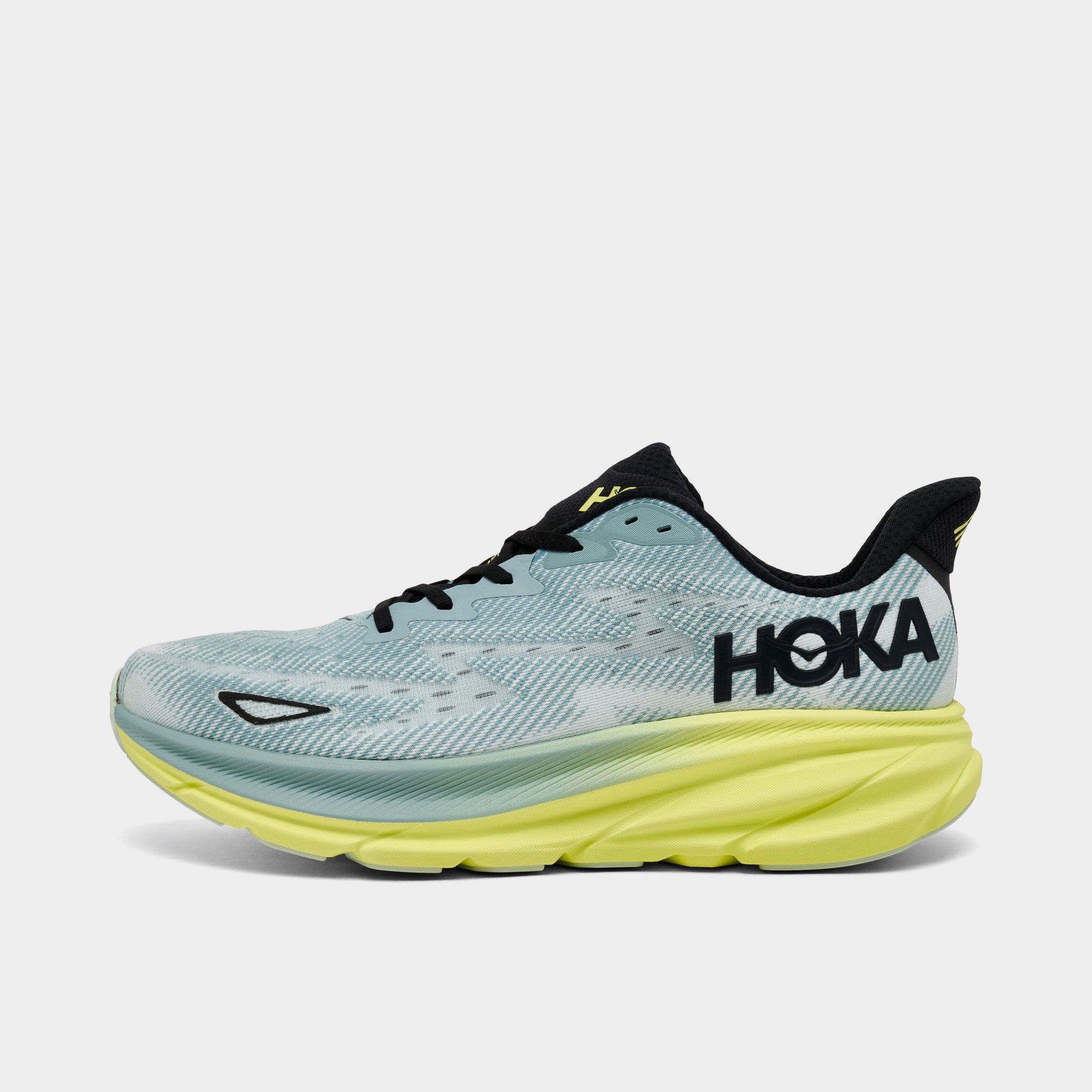 Hoka Men's Clifton Running Shoes in Blue/Druzy Size 9 Knit