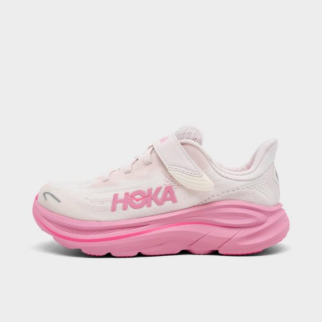 Girls' Little Kids' HOKA Clifton 10 Stretch Lace Running Shoes