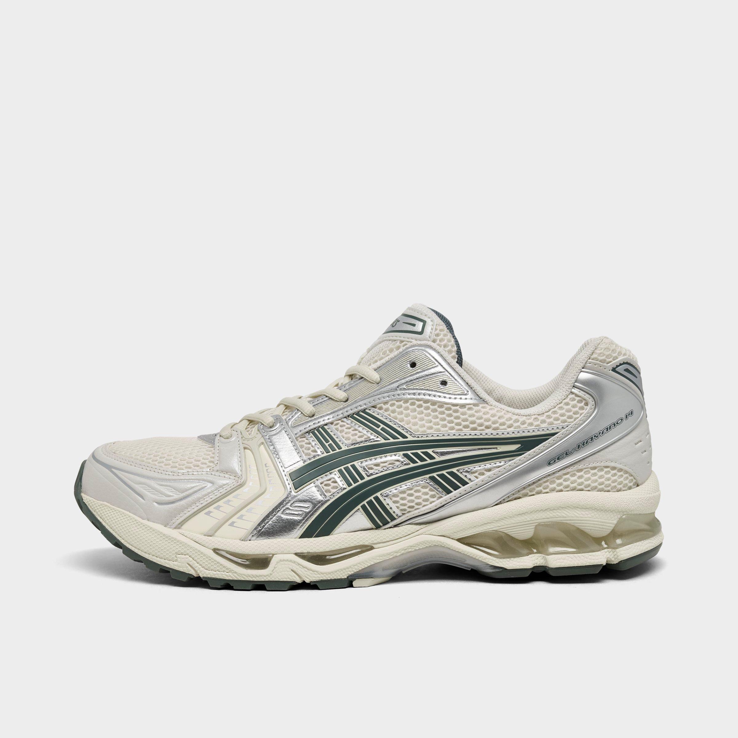 Asics Men's GEL-Kayano 14 Casual Shoes in Off-White/Birch Size 7.5 Leather/Suede