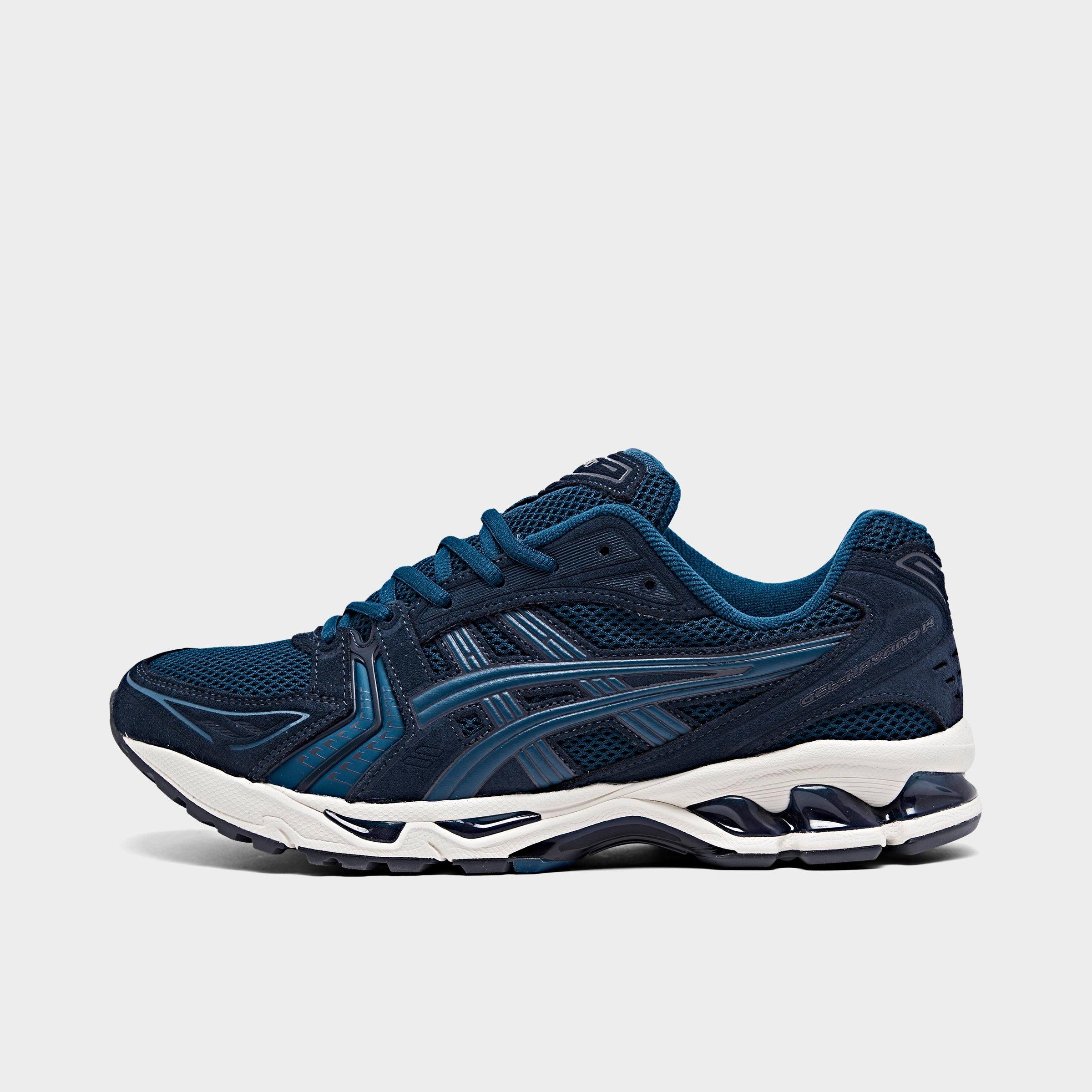 Asics Gel-kayano 14 Mesh And Suede Mid-top Trainers In Mako Blue