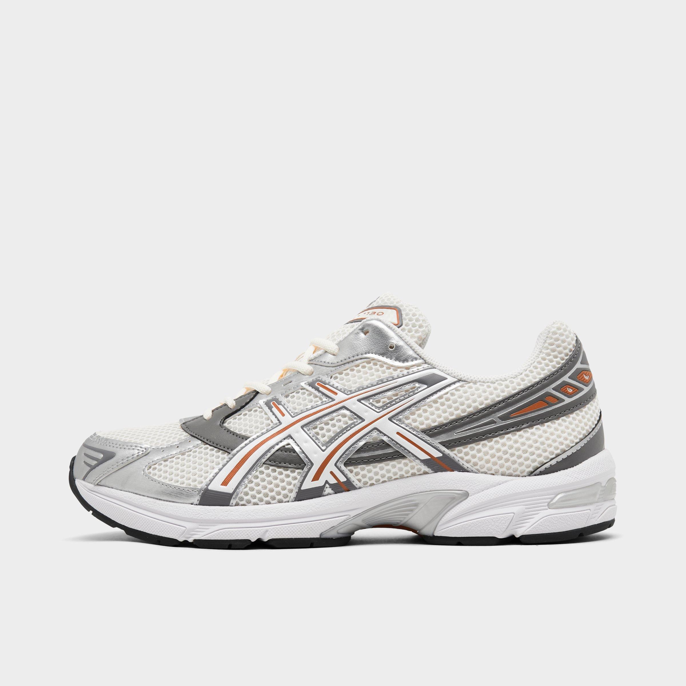 Asics Men's GEL-1130 Casual Shoes in Off-White/Metallic/Clay Grey Size 14.0 Leather