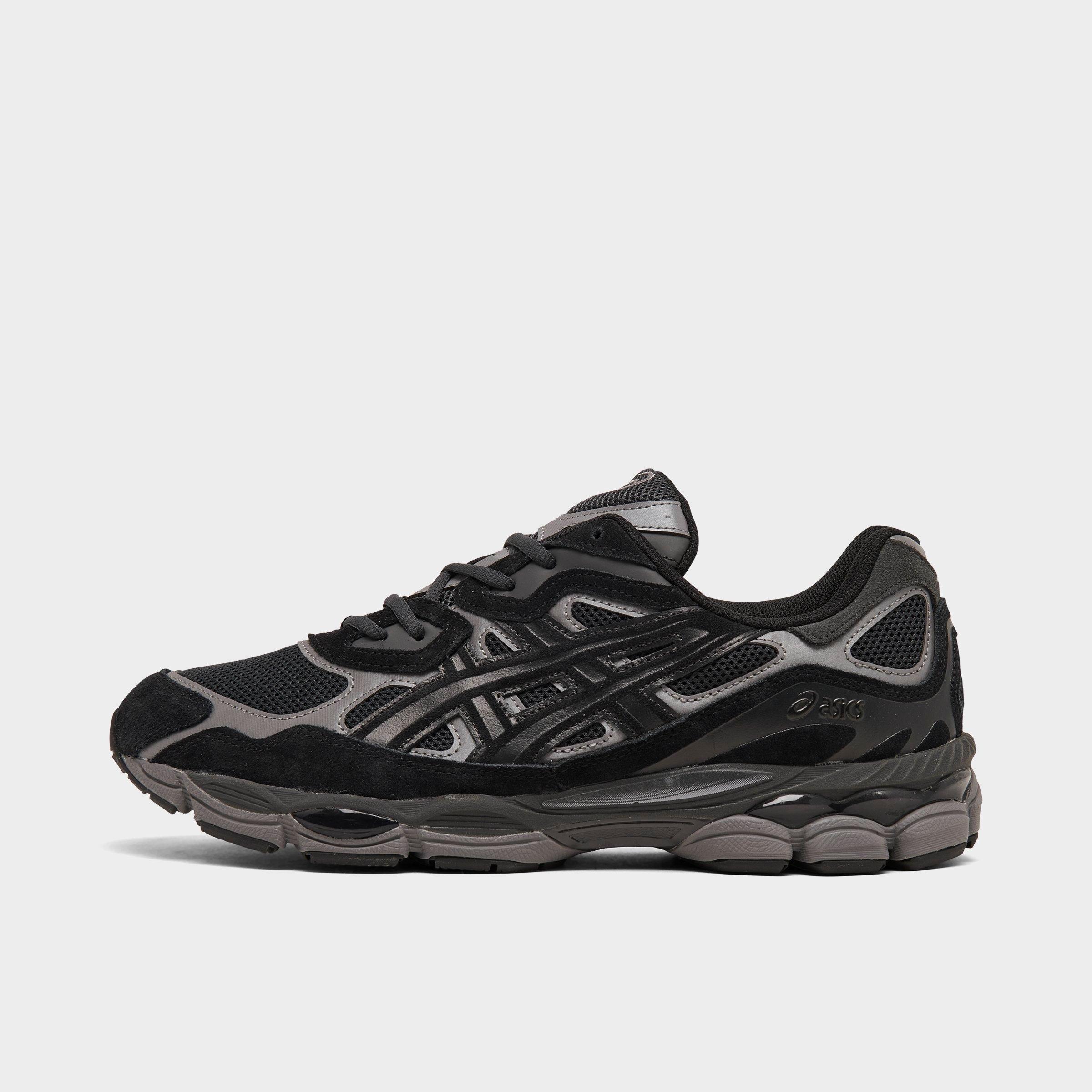 Shop Asics Gel-nyc Casual Shoes In Graphite Grey/black