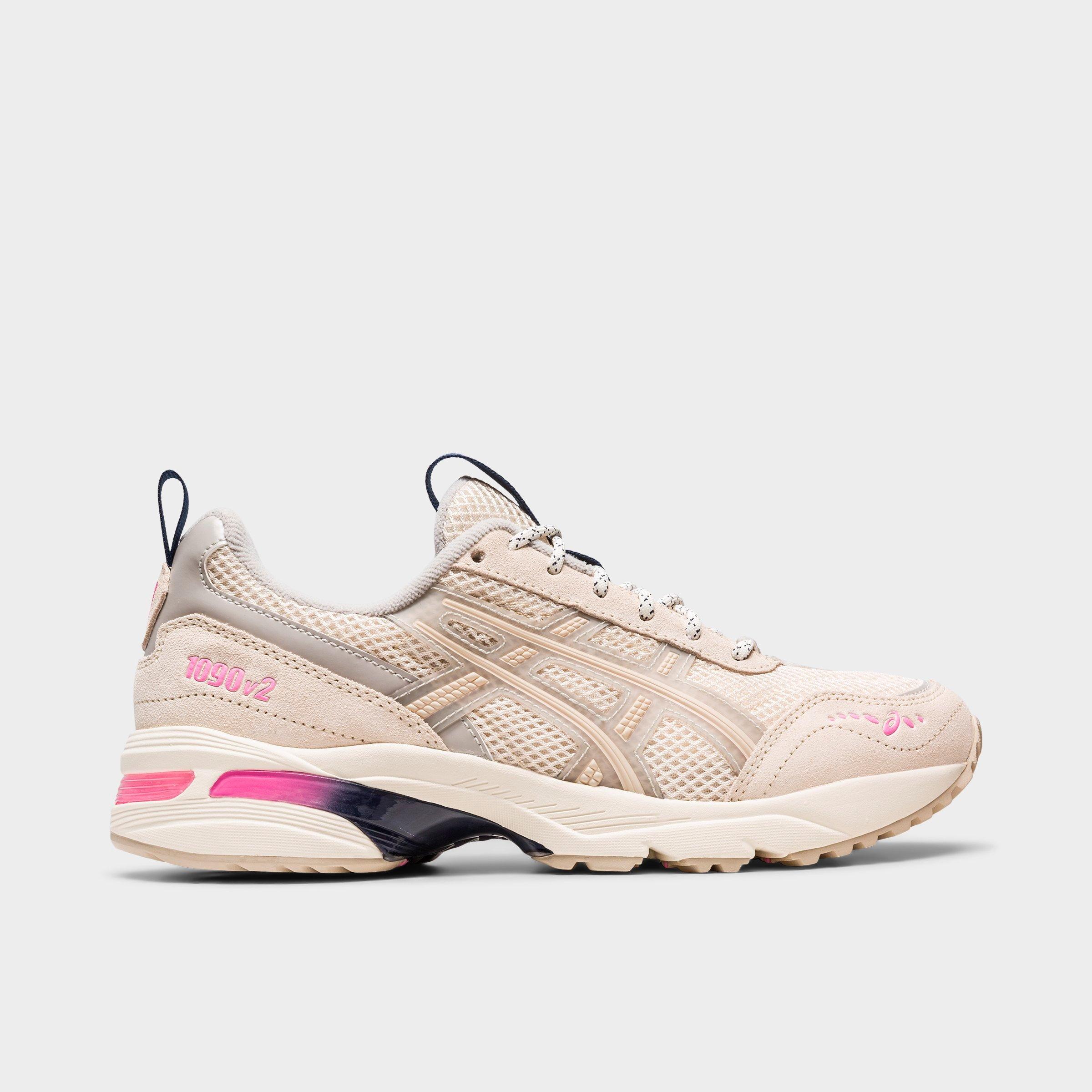 Asics Women's GEL-1090V2 Running Shoes in Oatmeal/Oyster Grey Size: 5.0